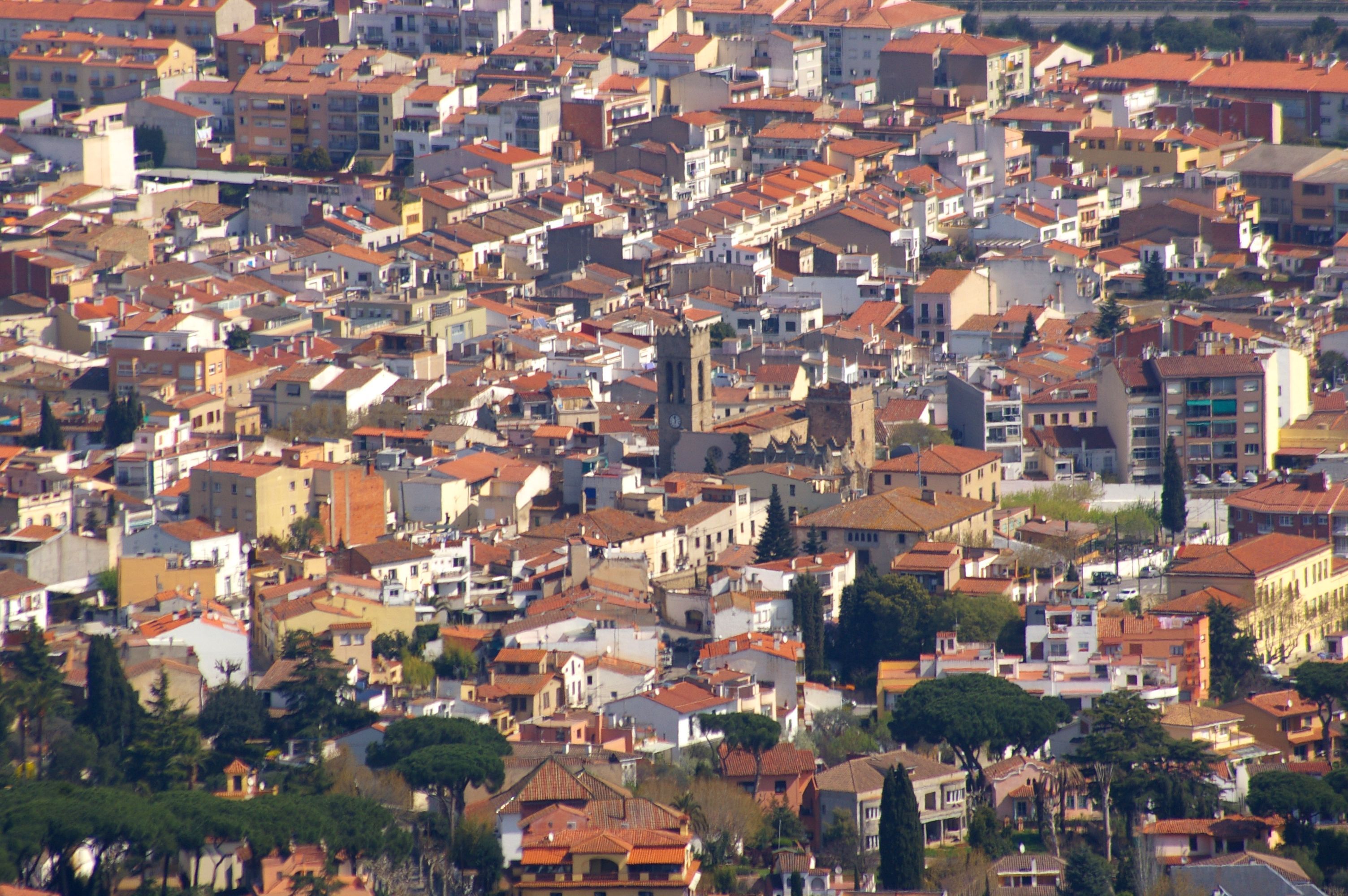 Vista d'Argentona, un dels quatre municipis que han signat l'acord