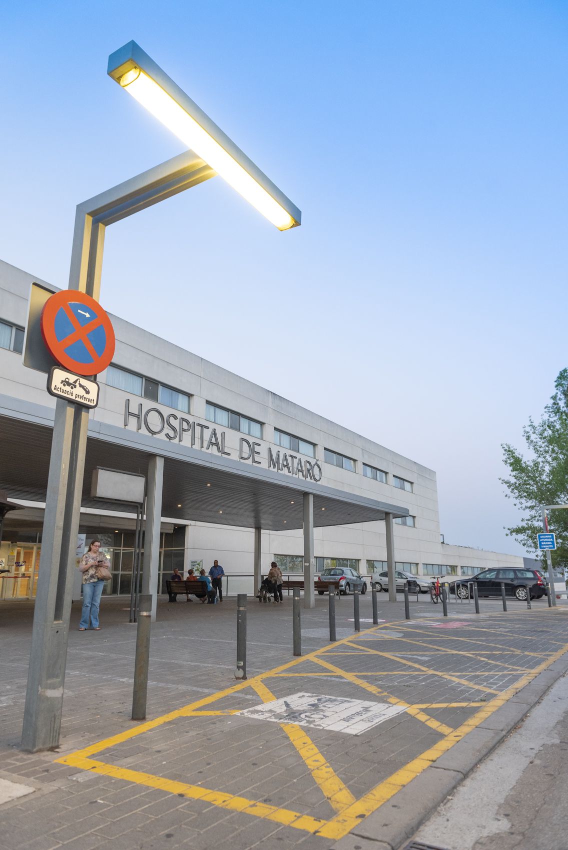 Ajornada la vàga de guàrdies dels metges de l'Hospital de Mataró. Foto: R.Gallofré