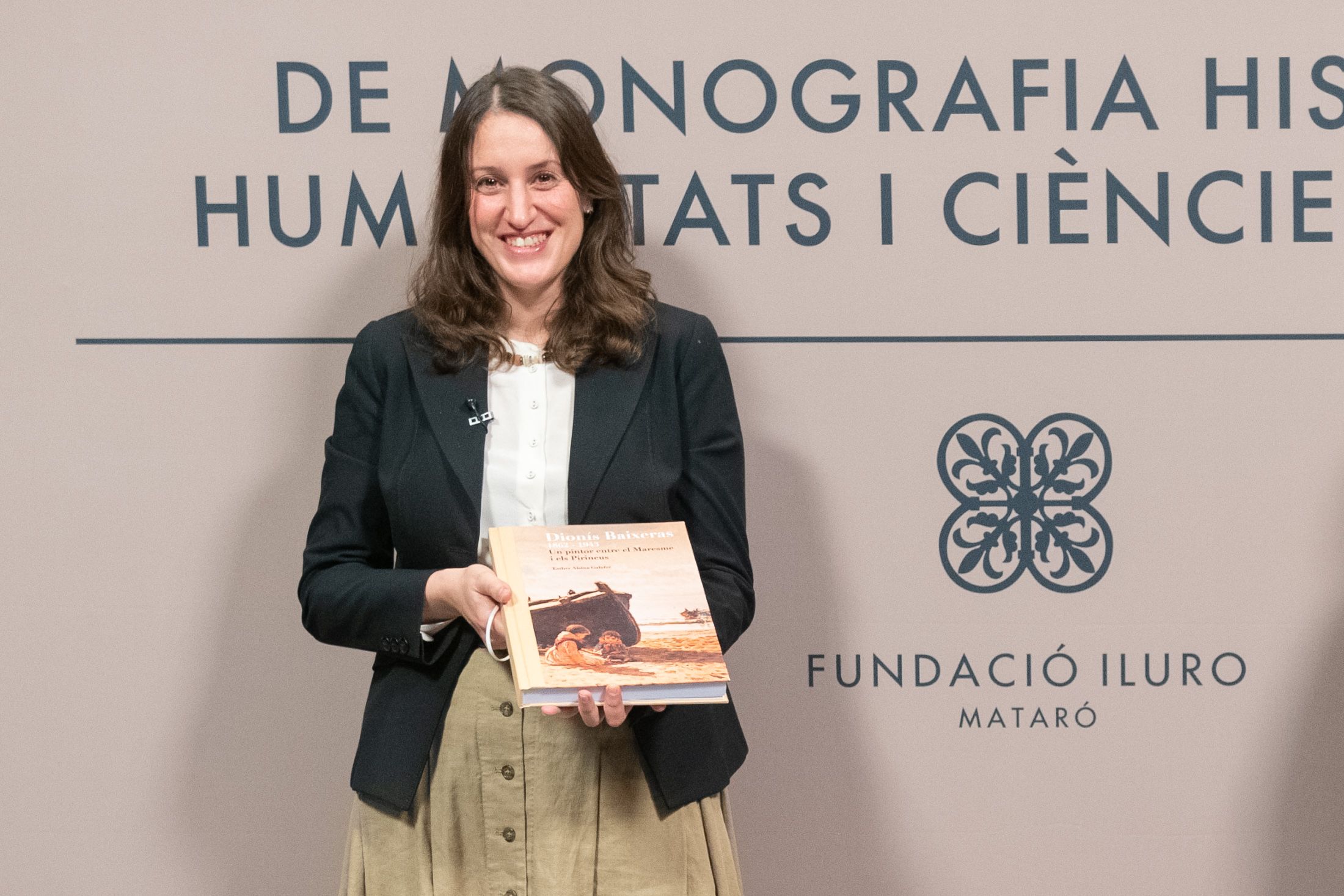 La guanyadora de l'accèssit del Premi Iluro 2020, Esther Alsina. Foto: Fundació Iluro