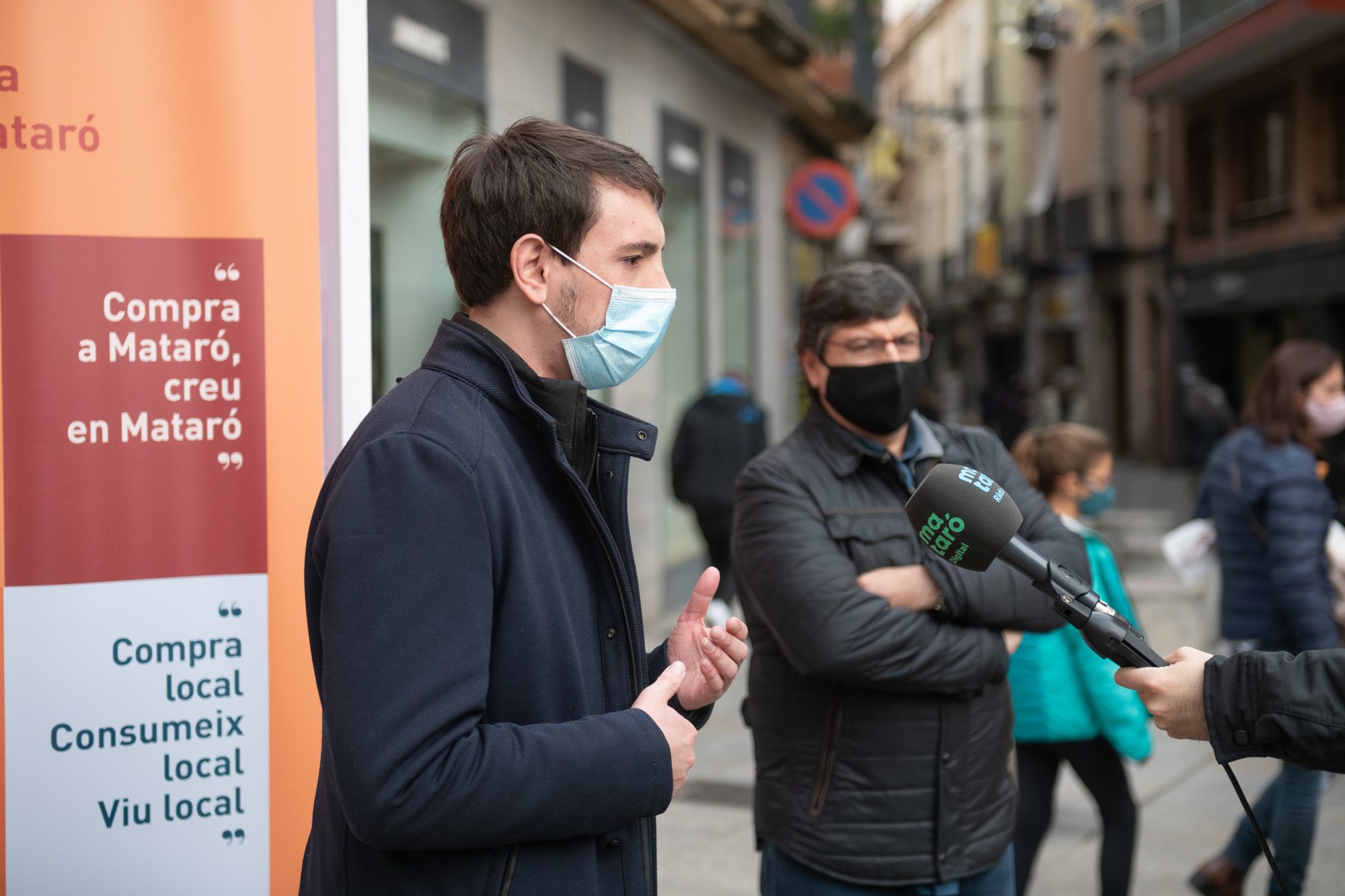 Que els mataronins consumeixin a Mataró: NEM apel·la al sentiment local. Foto: R. Gallofré