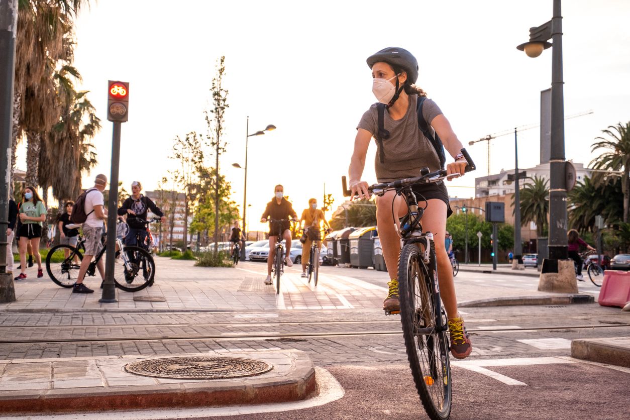 Entrenar amb bici, una bona opció.