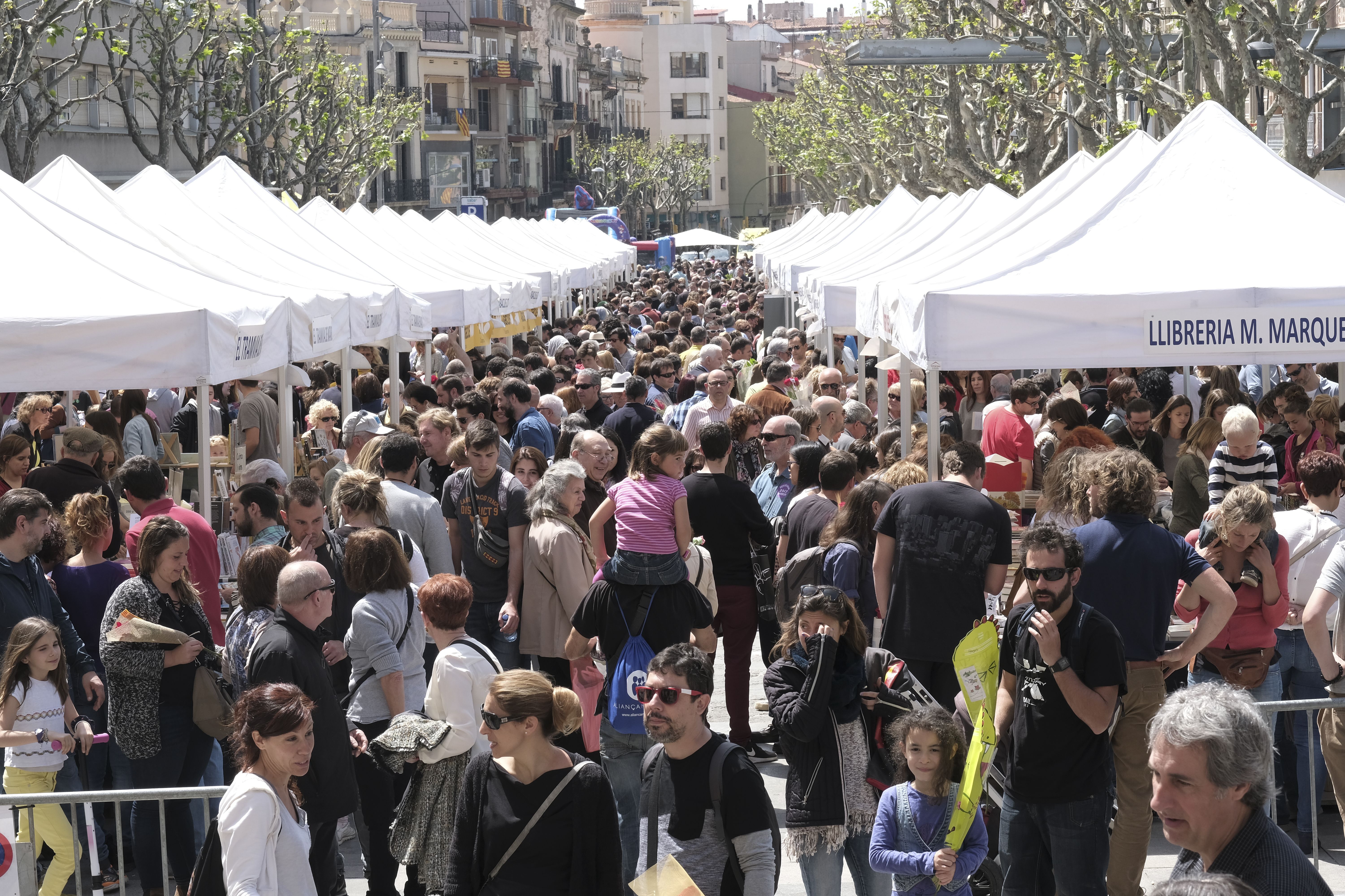 Fira del Llibre de Sant Jordi, en una imatge d'arxiu. Foto: R. Gallofré