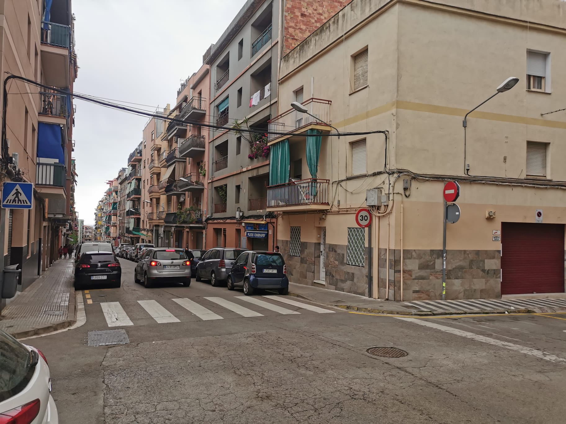 La esquina de las calles México y Frank Marshall,donde se produjo la pelea. Foto: R. G.