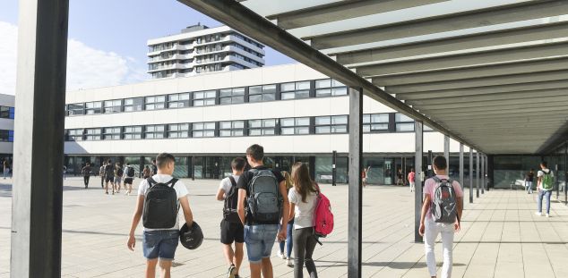 Estudiants al TecnoCampus, en una imatge d'arxiu pre-pandèmia. Foto: R. Gallofré