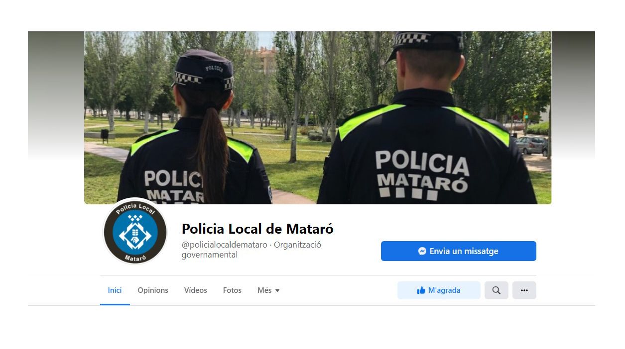 facebook policía local