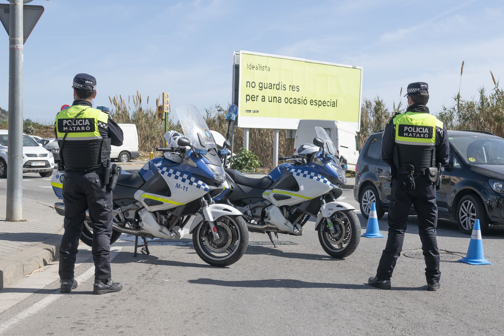 Un control Policia Local de Mataró. Foto: R.Gallofré