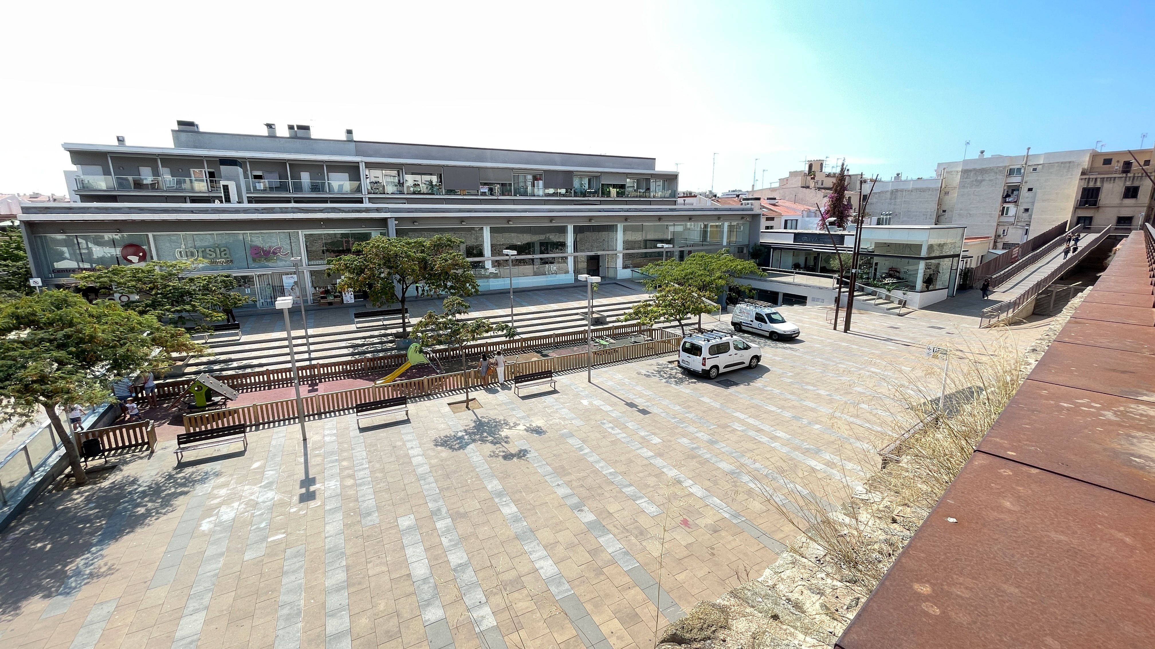 La façana de l'Espai Mataró Connecta serà una gran pantlala LED visible de tota la Plaça de la Muralla. Foto: R. Gallofré