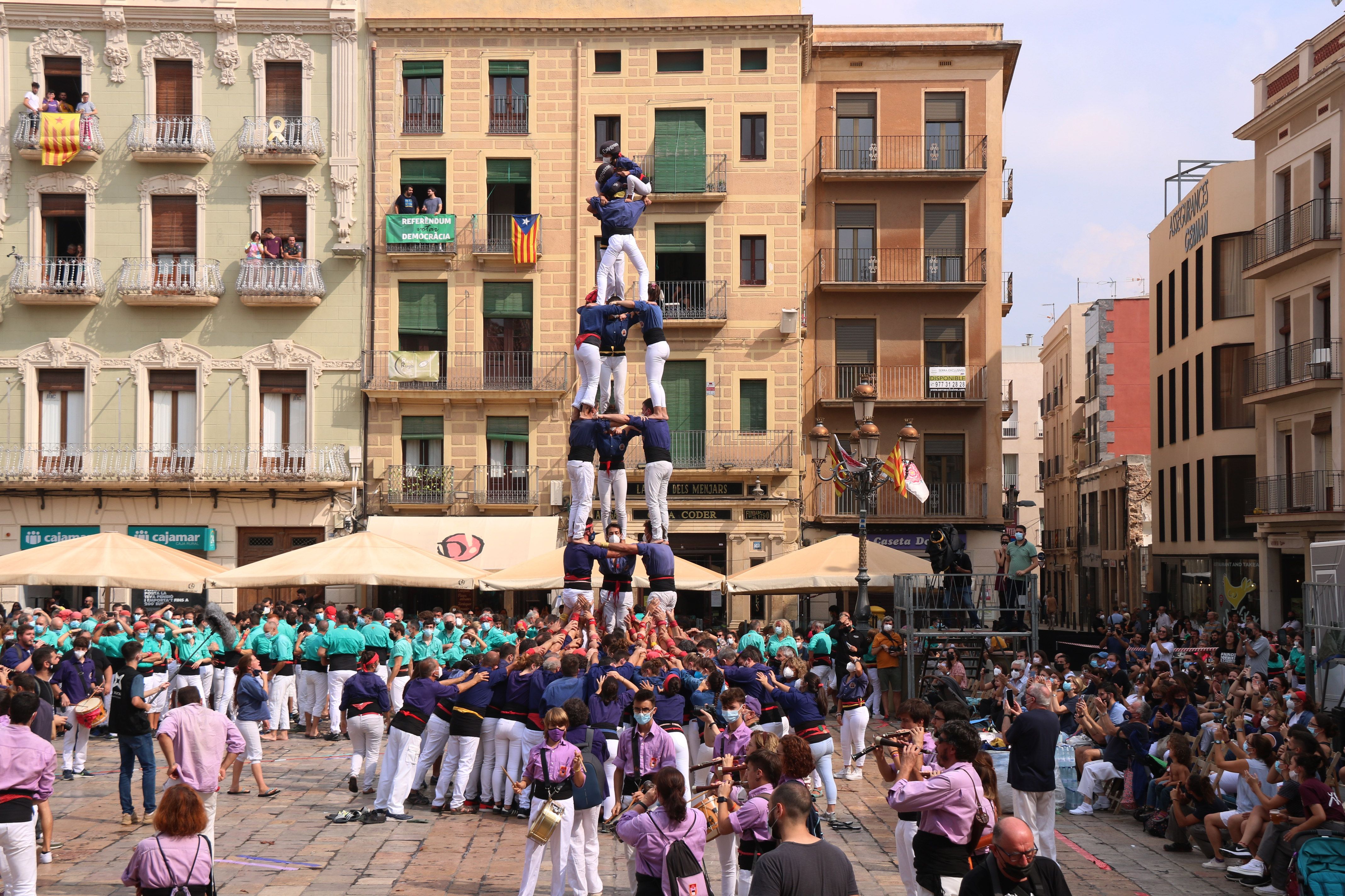 El 3 de 7, el primer castell en 23 mesos. Foto: ACN