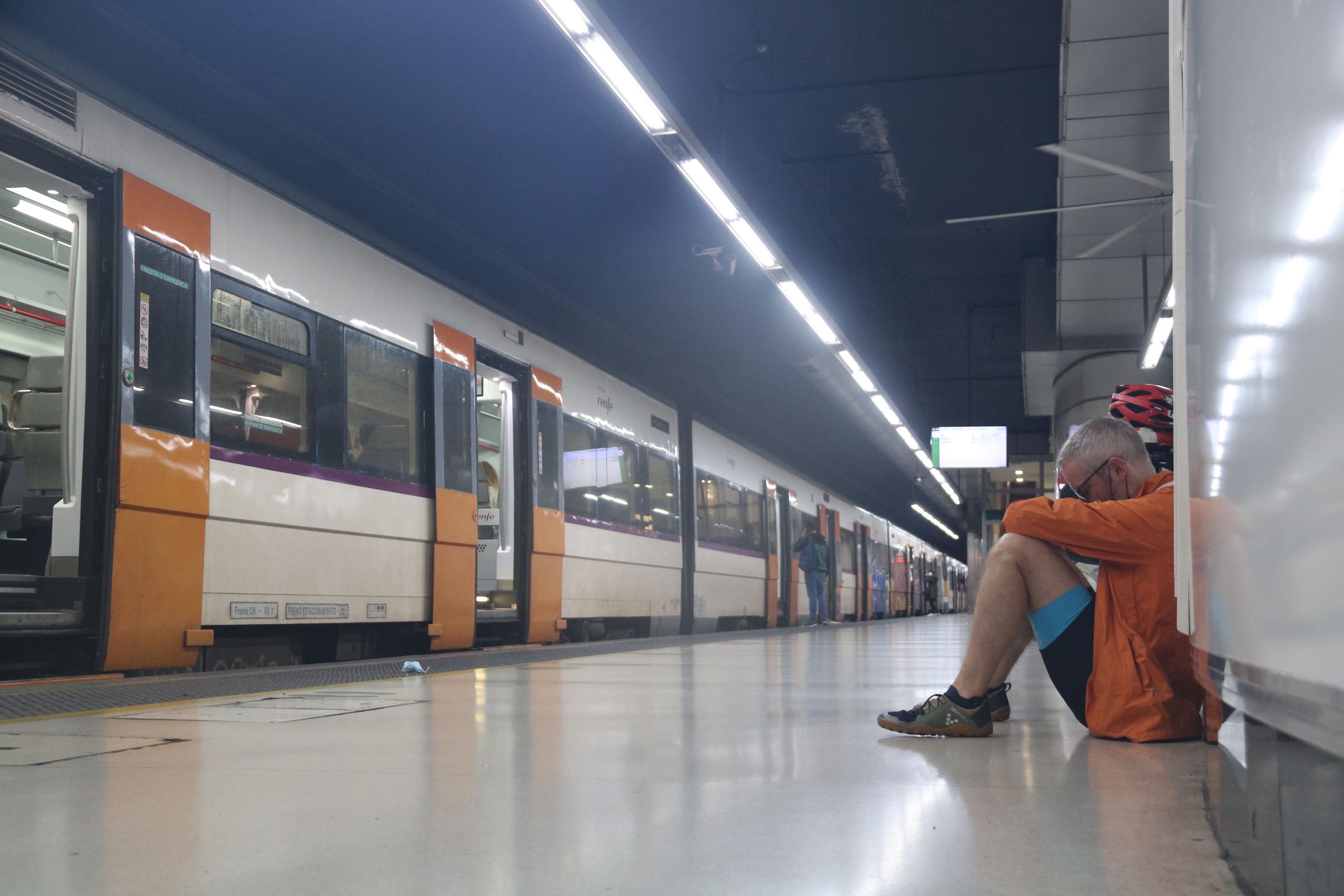 Una estació de Rodalies del Maresme