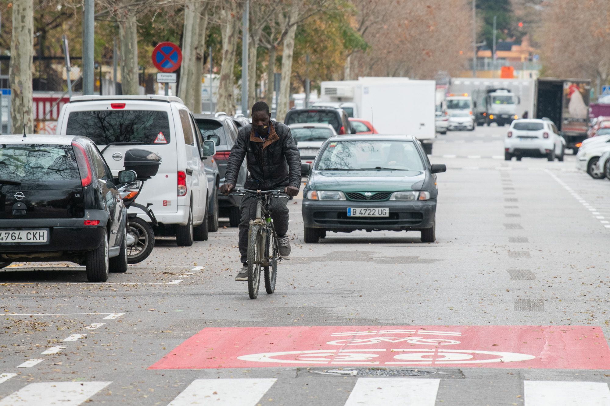 Carril bici anella ciclista mobilitat bicicleta patinet zona 30. Foto: R.Gallofré