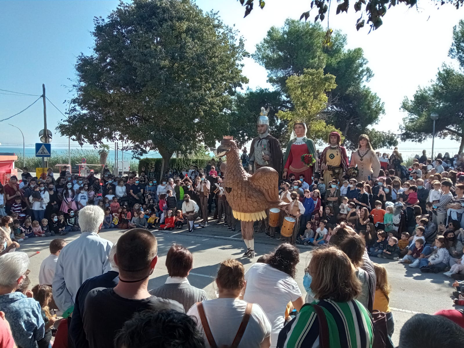 L'Àliga també és fidel a Sant Simó. Foto: Martí C