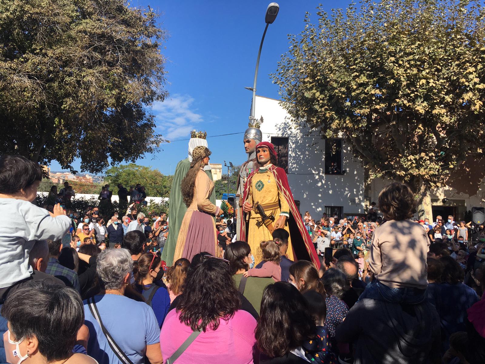 Un moment del ball dels Gegants. Foto: Anna G.