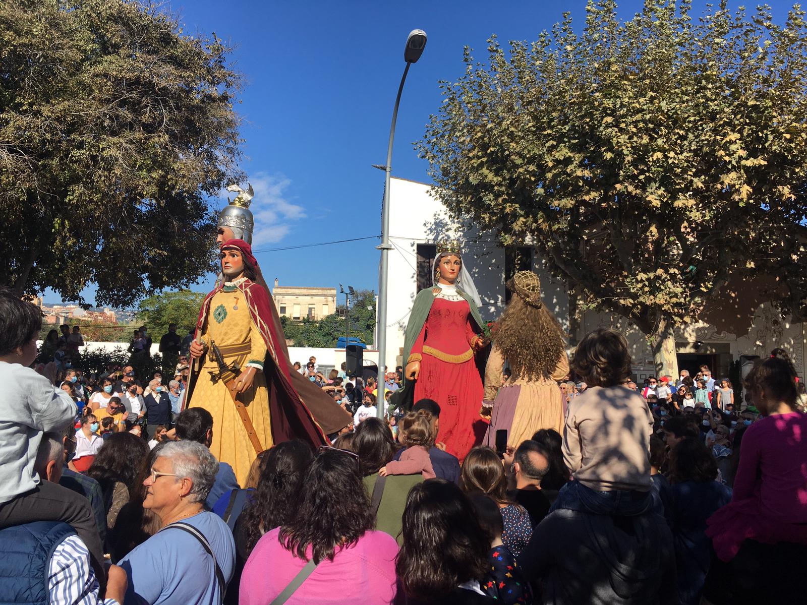 Un moment del ball dels Gegants. Foto: Anna G.