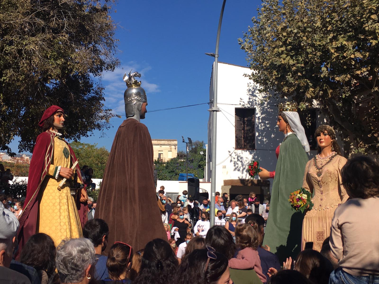 Un moment del ball dels Gegants. Foto: Anna G.