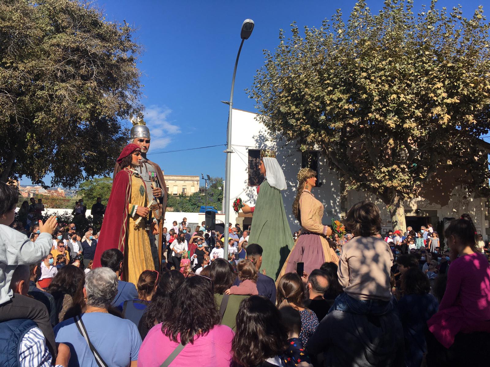 Un moment del ball dels Gegants. Foto: Anna G.