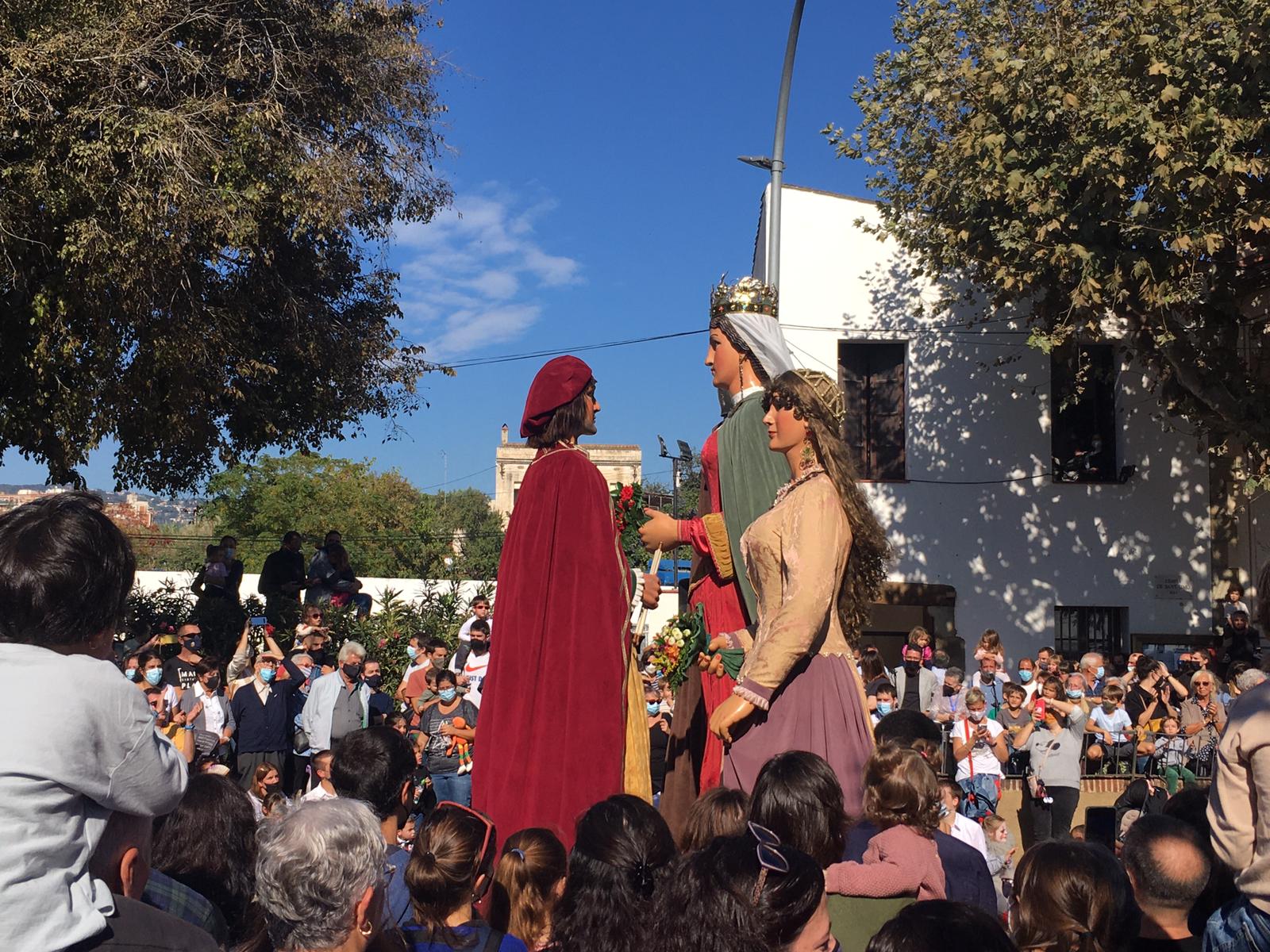 Un moment del ball dels Gegants. Foto: Anna G.