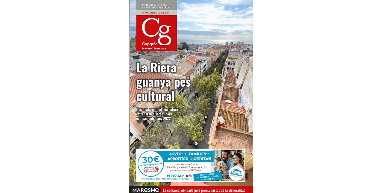 ‘La Riera guanya pes cultural’, Portada 1684