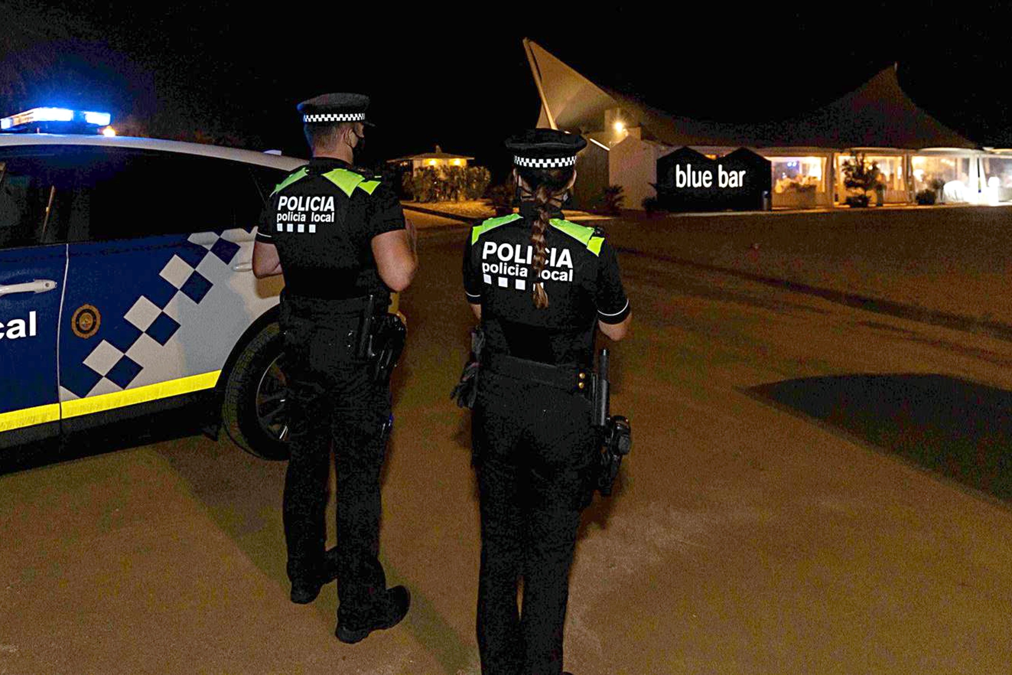 Agentes de la Policía Local de Calella