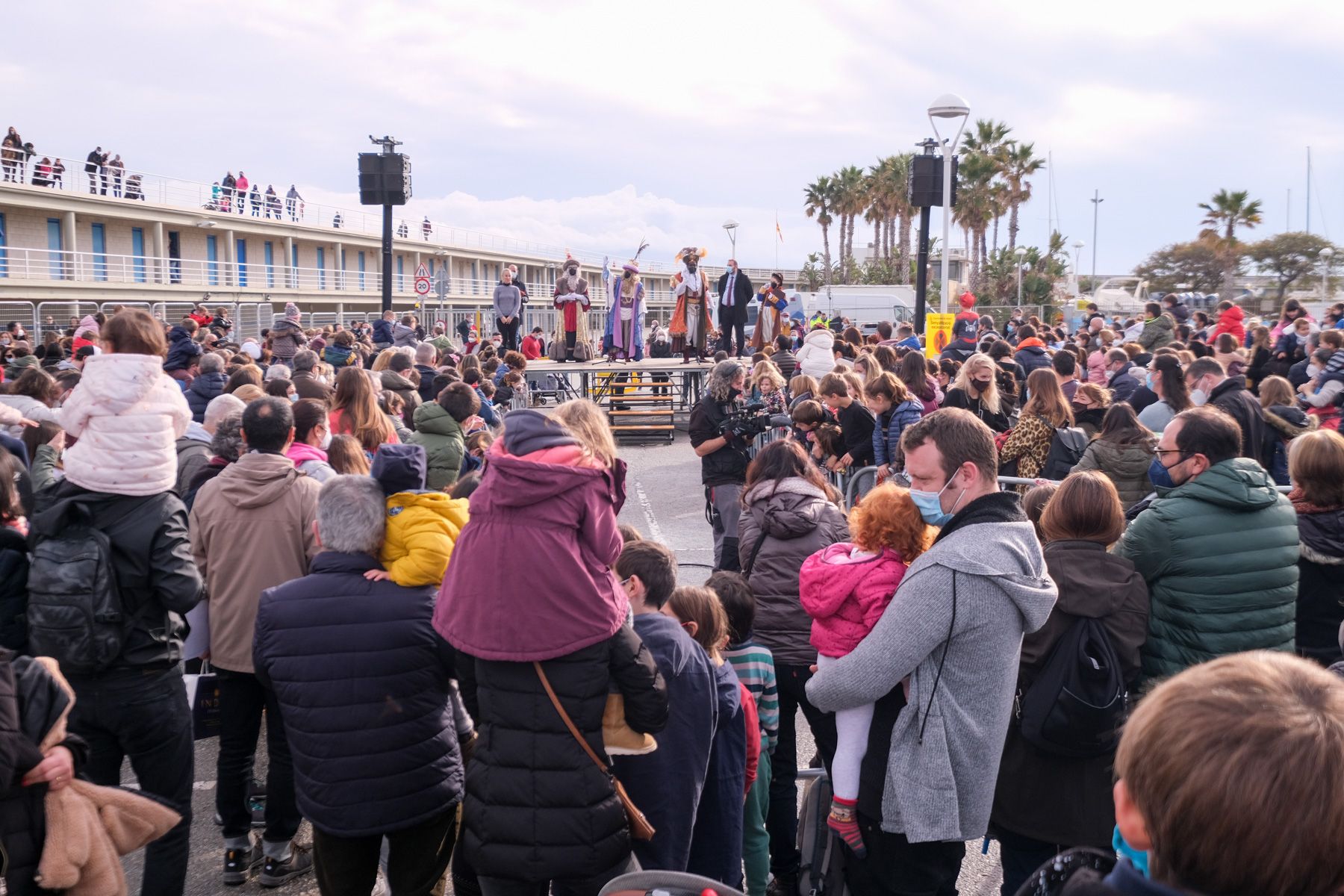 Llegada de los Reyes al Puerto. Foto: R.Gallofré