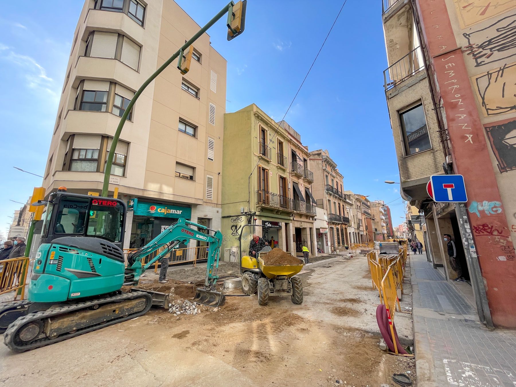 Obres Camí Ral. Foto: R.Gallofré