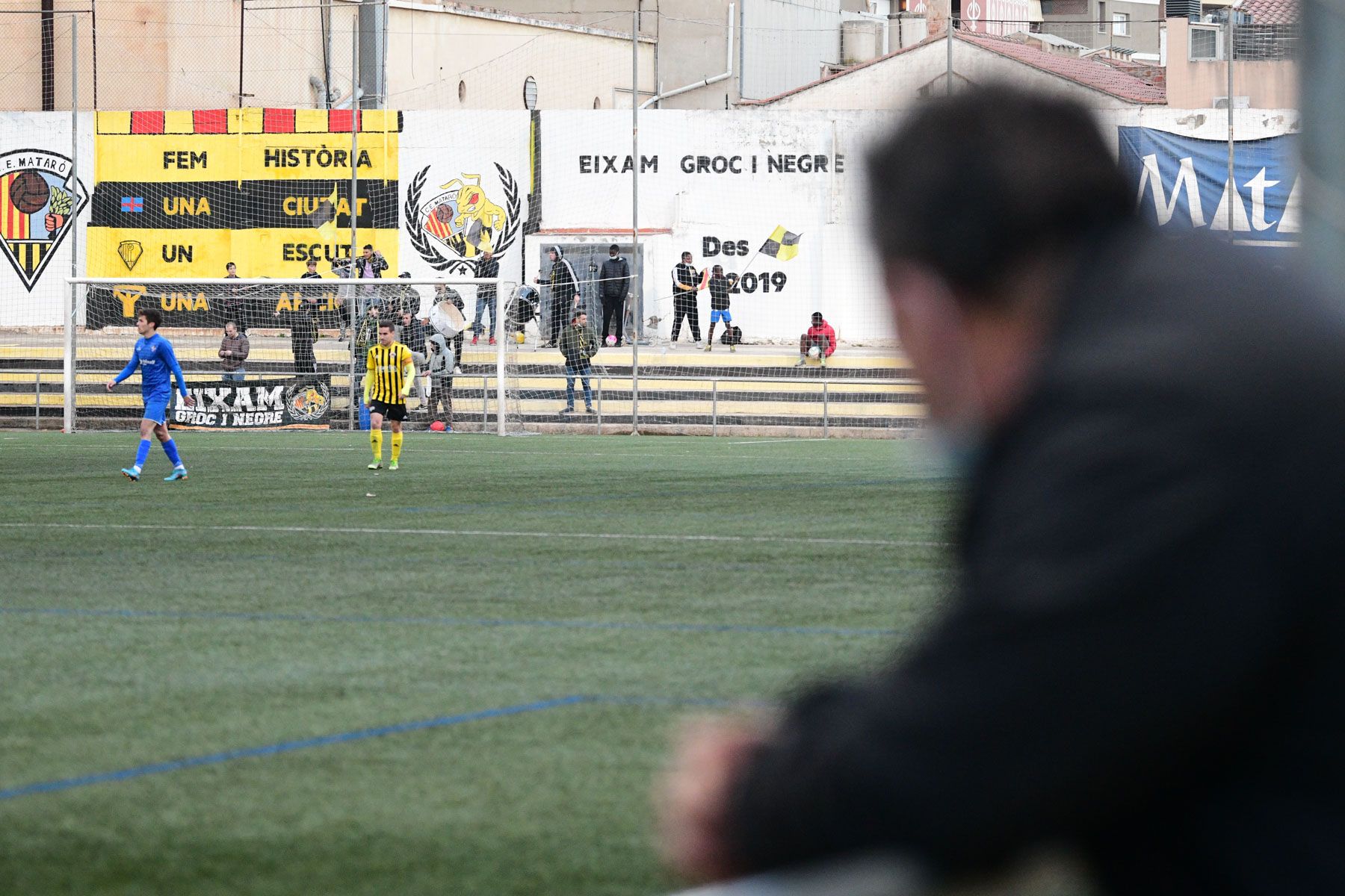 Imatge d'arxiu d'un partit del CE Mataró. Foto: R.gallofré