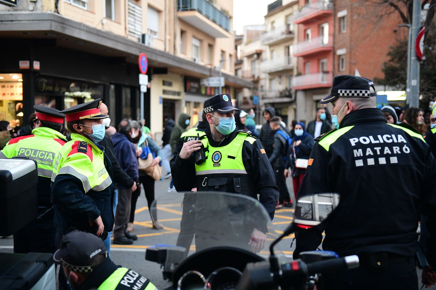 Més policia per unes Santes que es preveuen massives. Foto: R.Gallofré