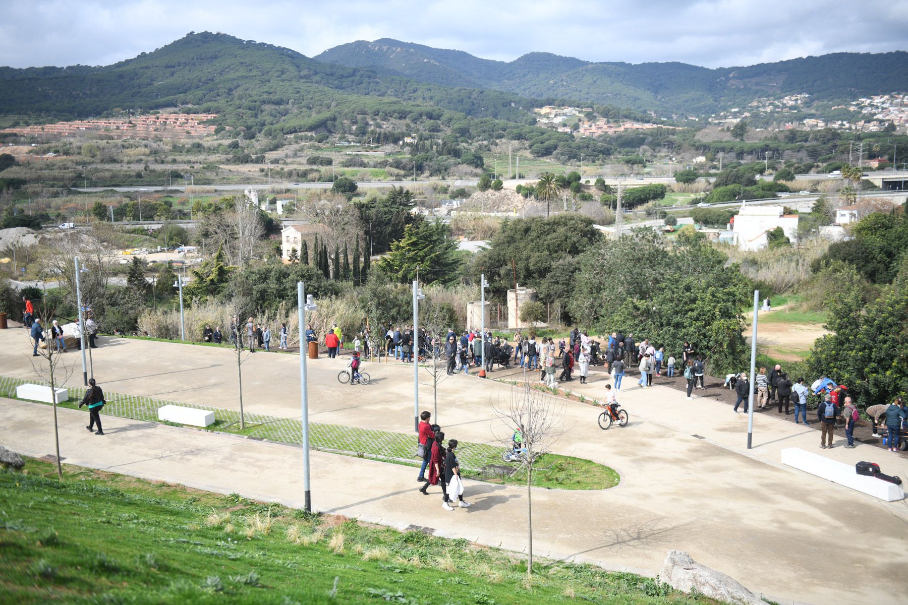 Inauguració nou Parc dels Garrofers de Mataró. Foto: Ajuntament