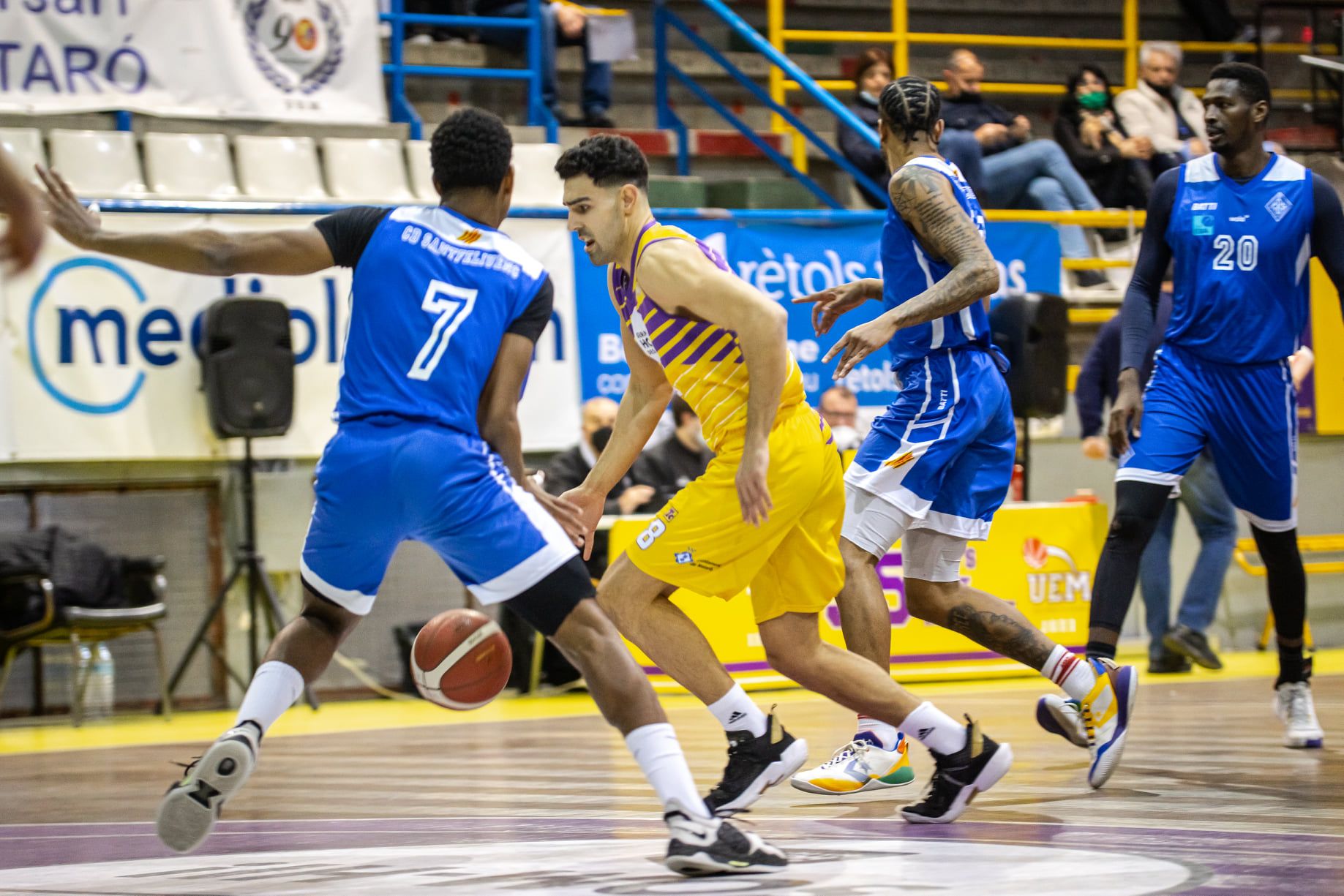 Un moment del partit. Foto, Joan Ventura.