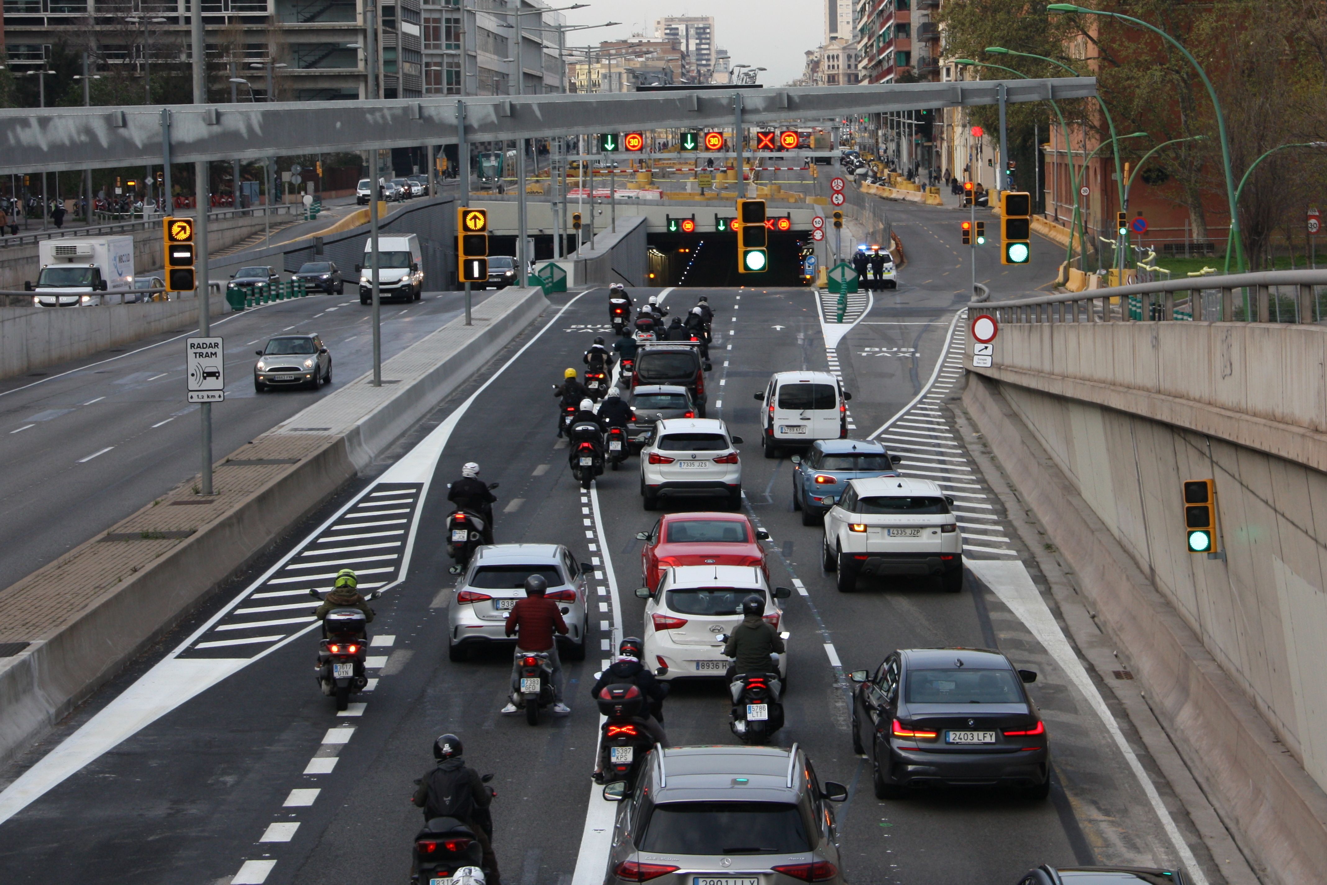 El nou túnel de Glòries, accés al centre de Barcelona des del Maresme. Foto: ACN