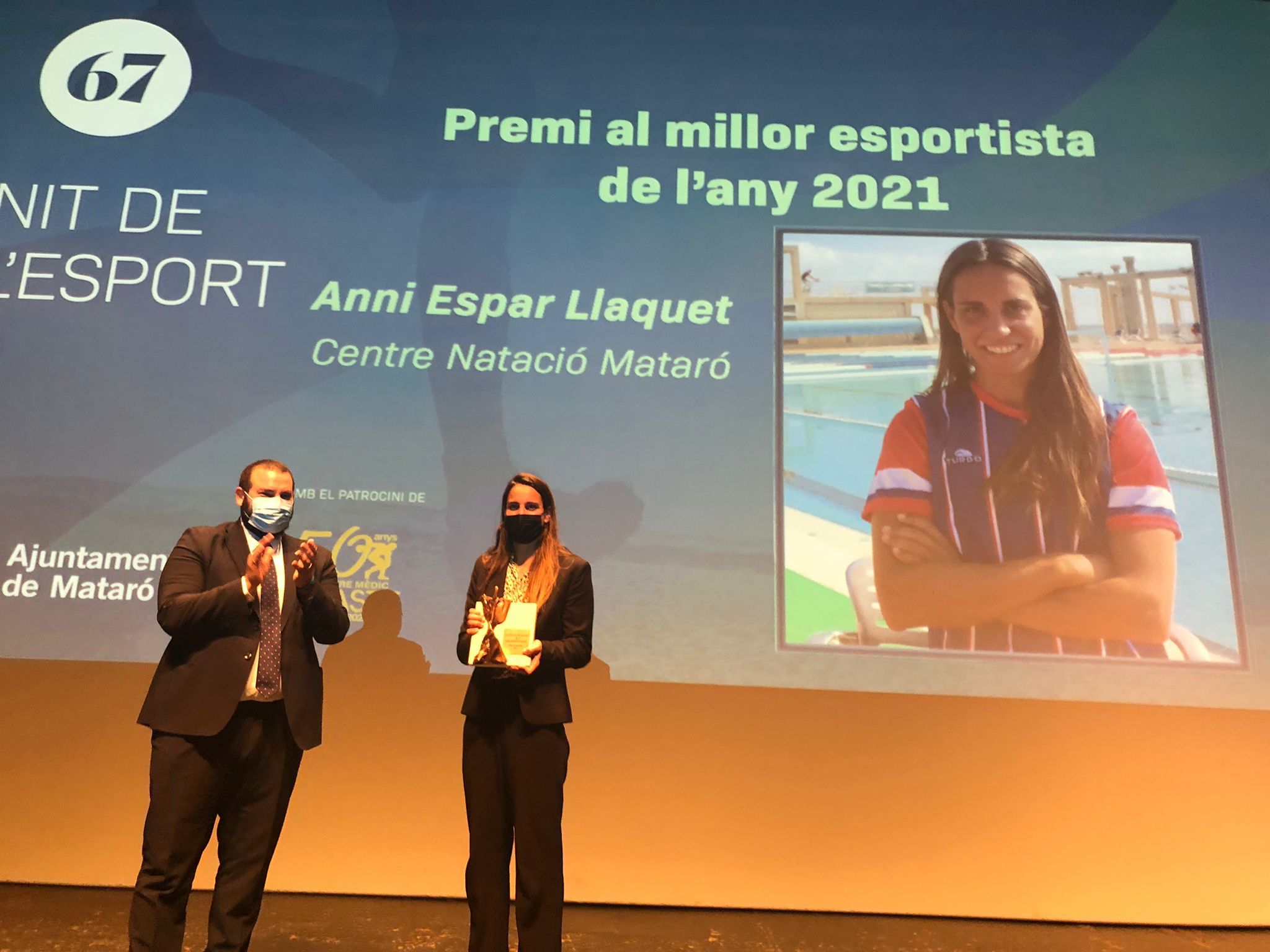 Anni Espar és la millor esportista de Mataró el 2021