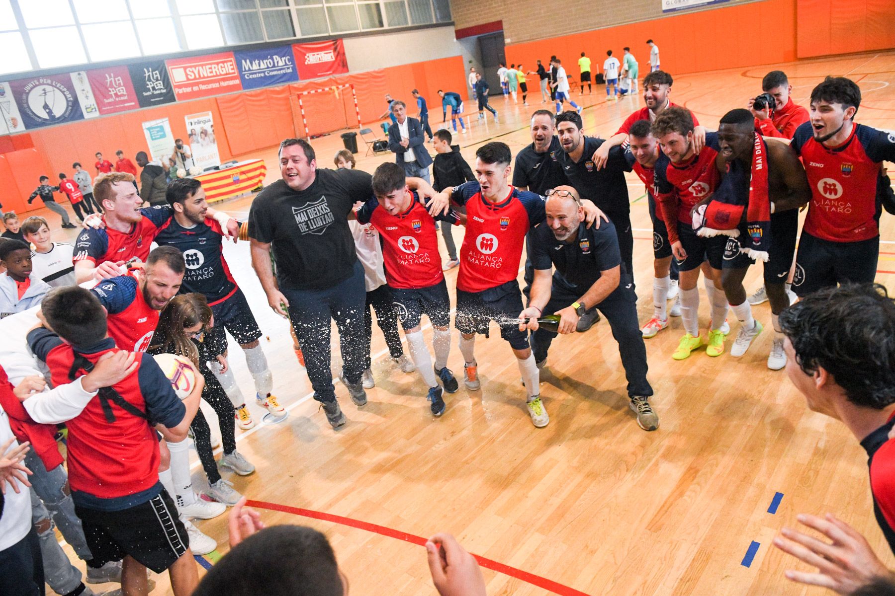 Futsal campió de lliga. Foto: R.Gallofré