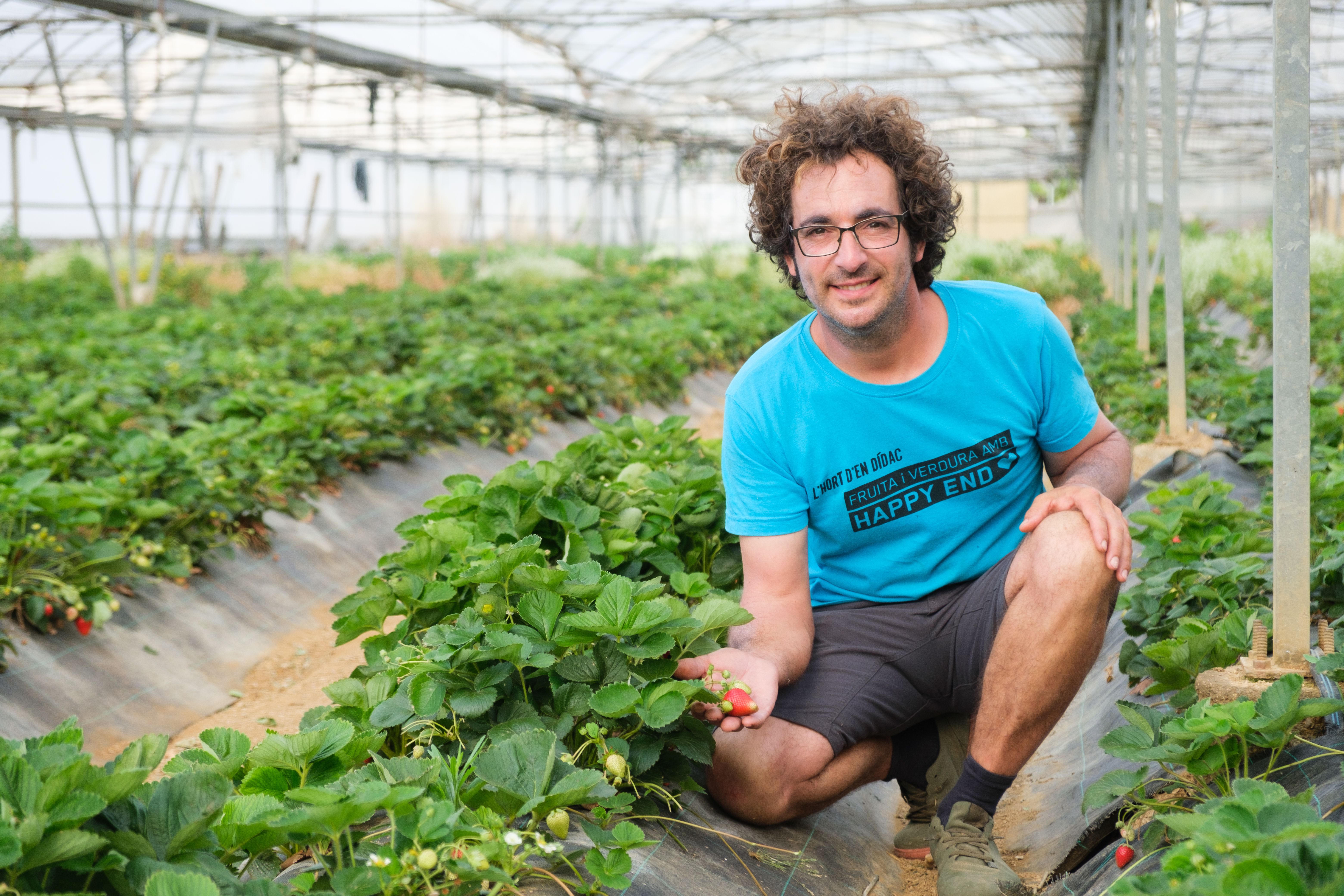 El pagès mataroní Dídac Valera, que destaca la importància de la compra i consum conscient d'aliments