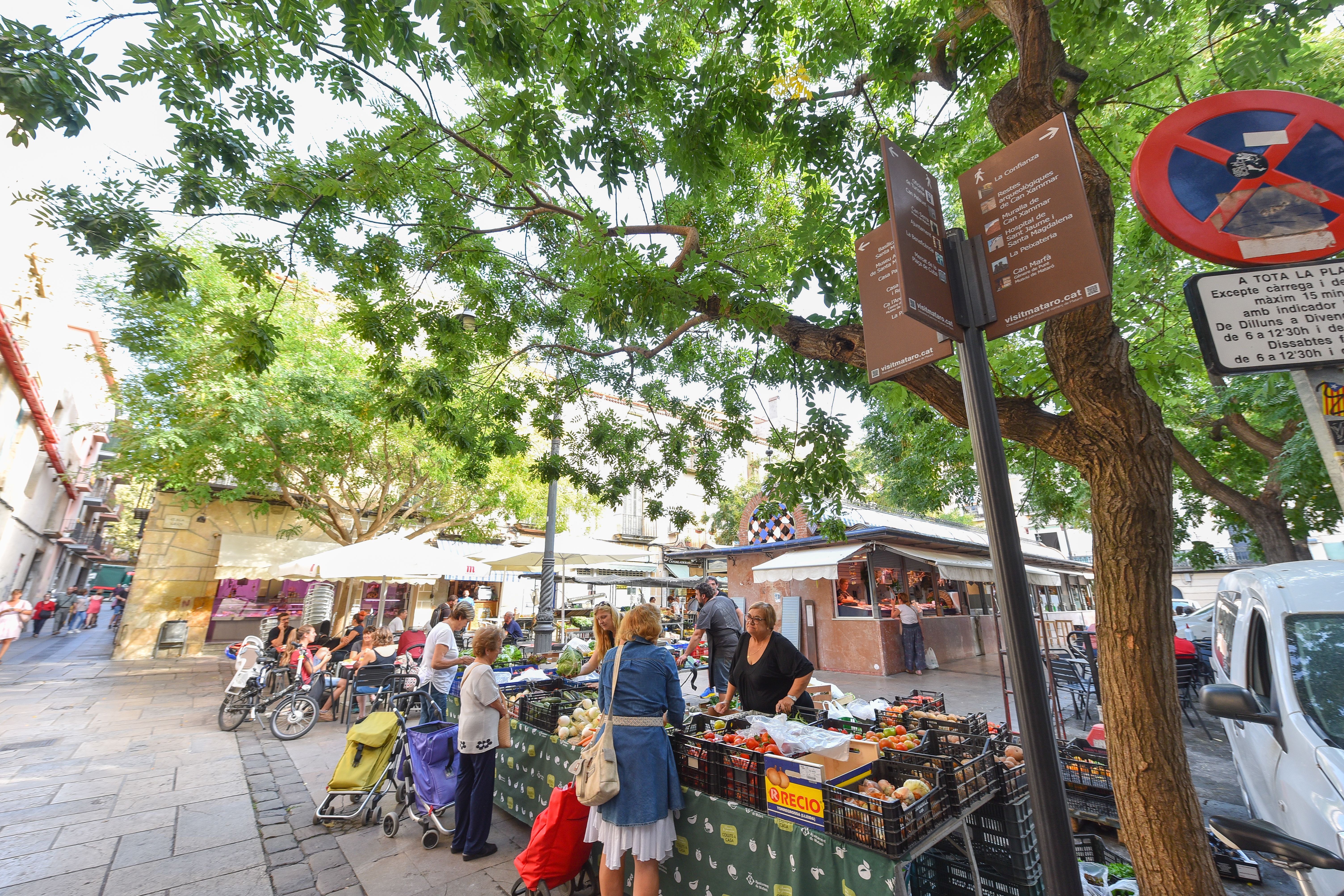 La Plaça Gran és un dels punts literaris de la ruta