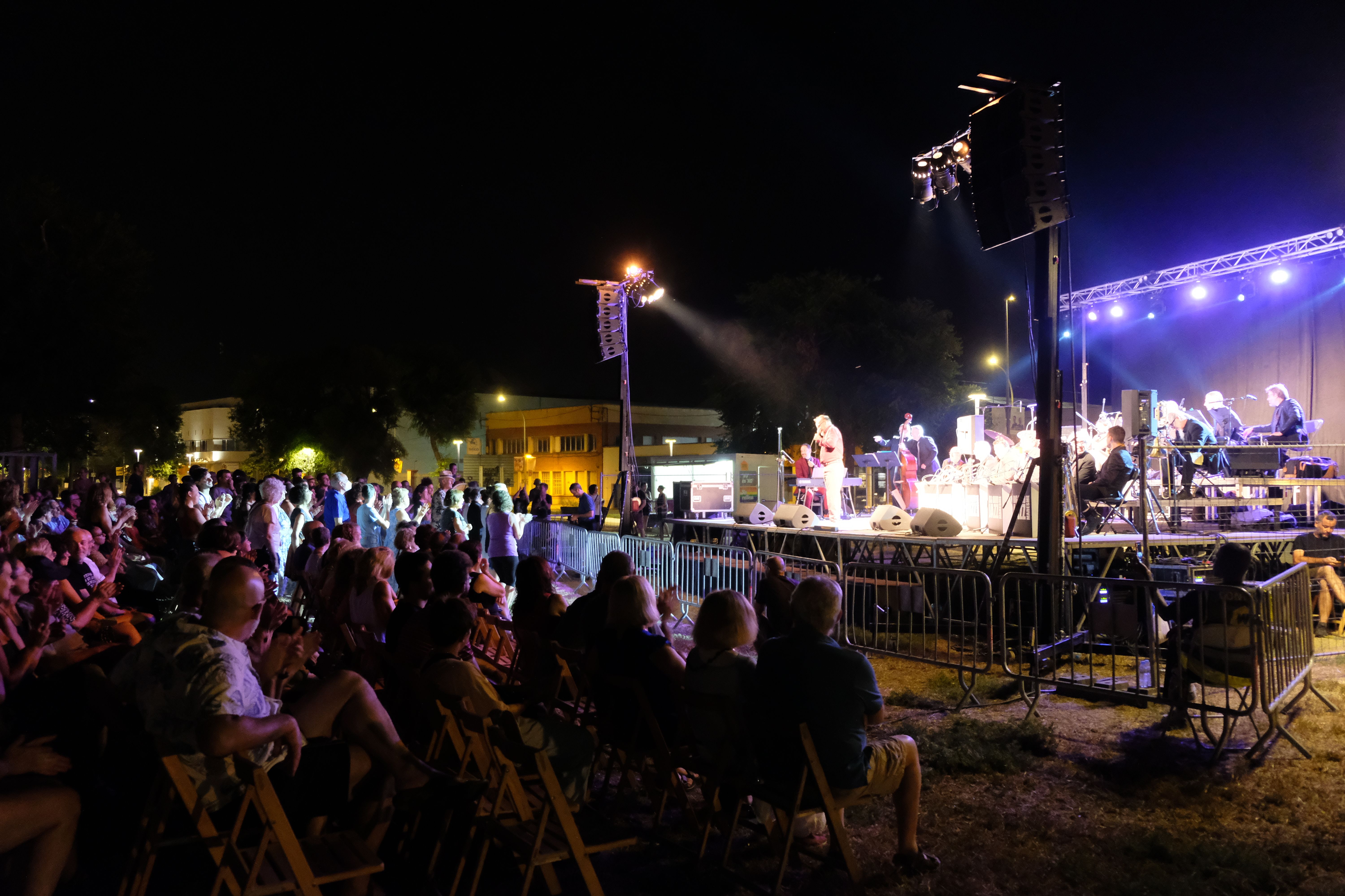 L'escenari del Pla d'en Boet feia patxoca. Foto: Carme Francés