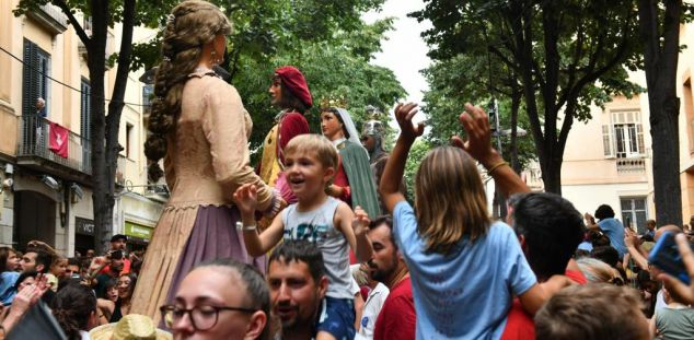 L'alegria de la mainada a la Tarda Guillada. Foto: R. Gallofré