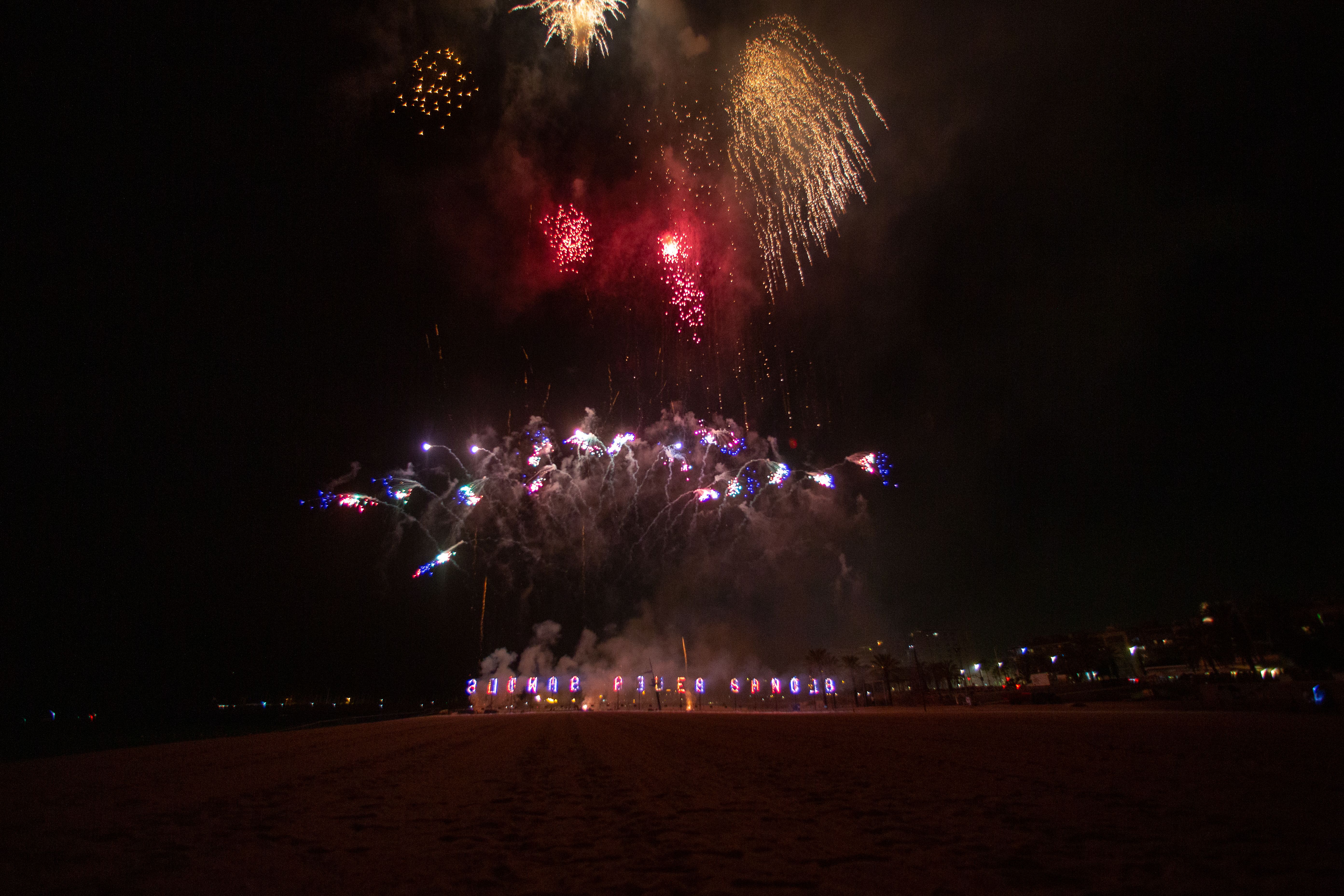 Mataró no retalla els Focs de de Les Santes. Foto: M. Noè