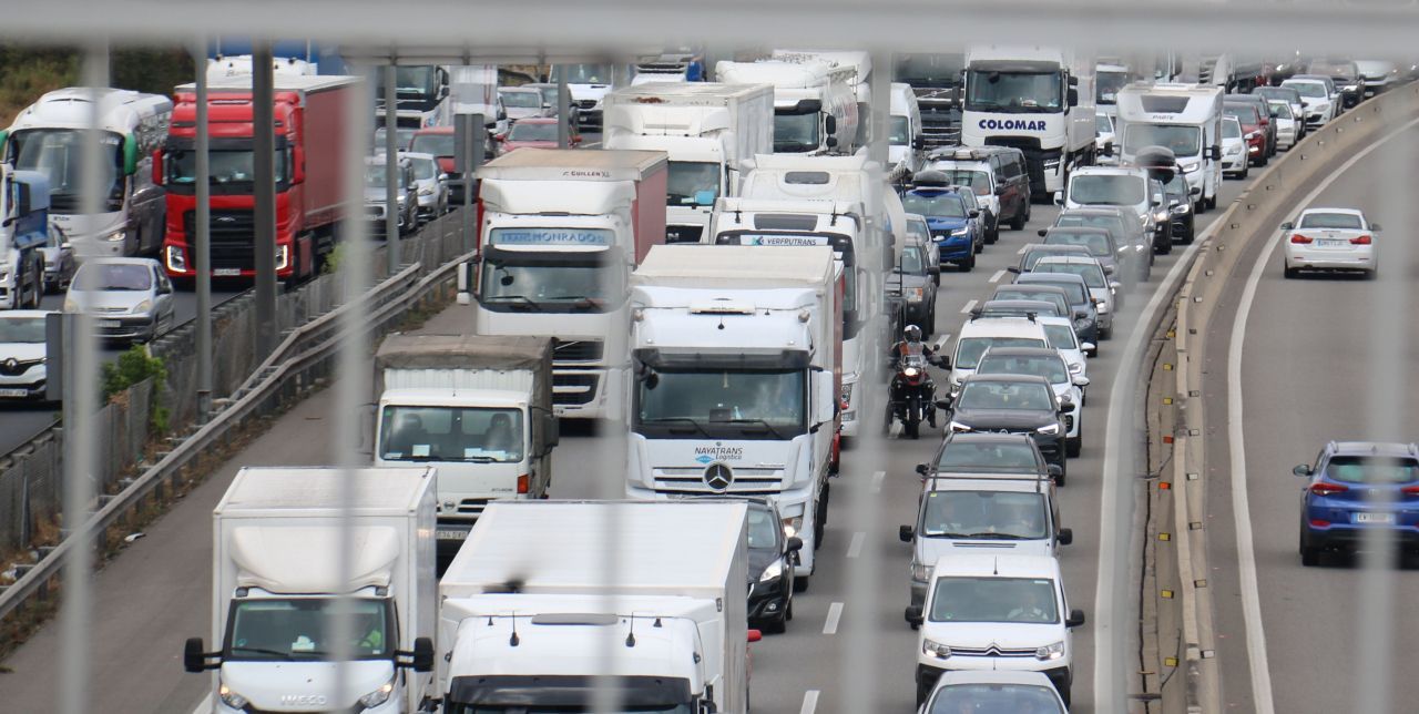 Congestió a l'autopista.