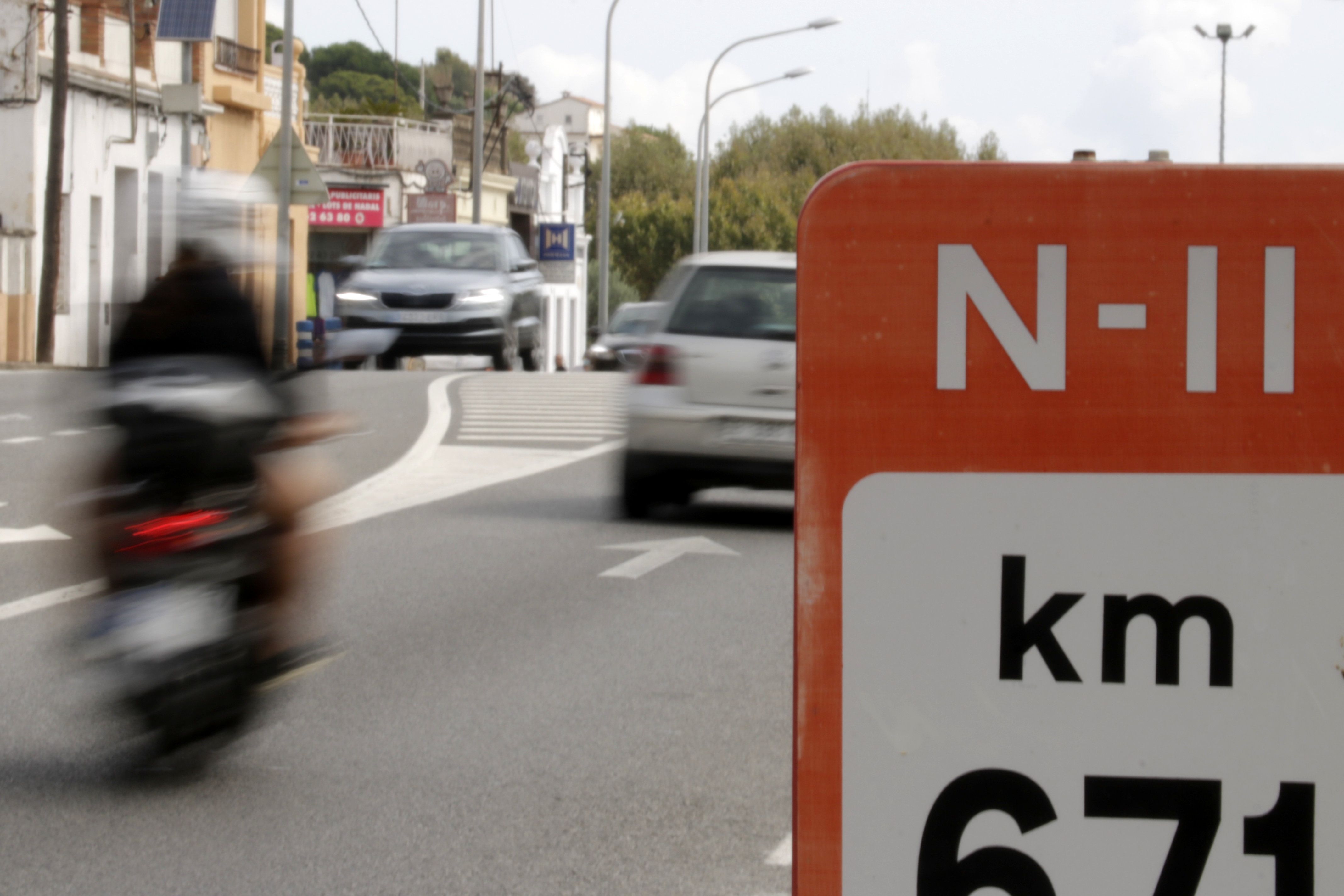 La carretera N-II al Maresme. Foto: ACN