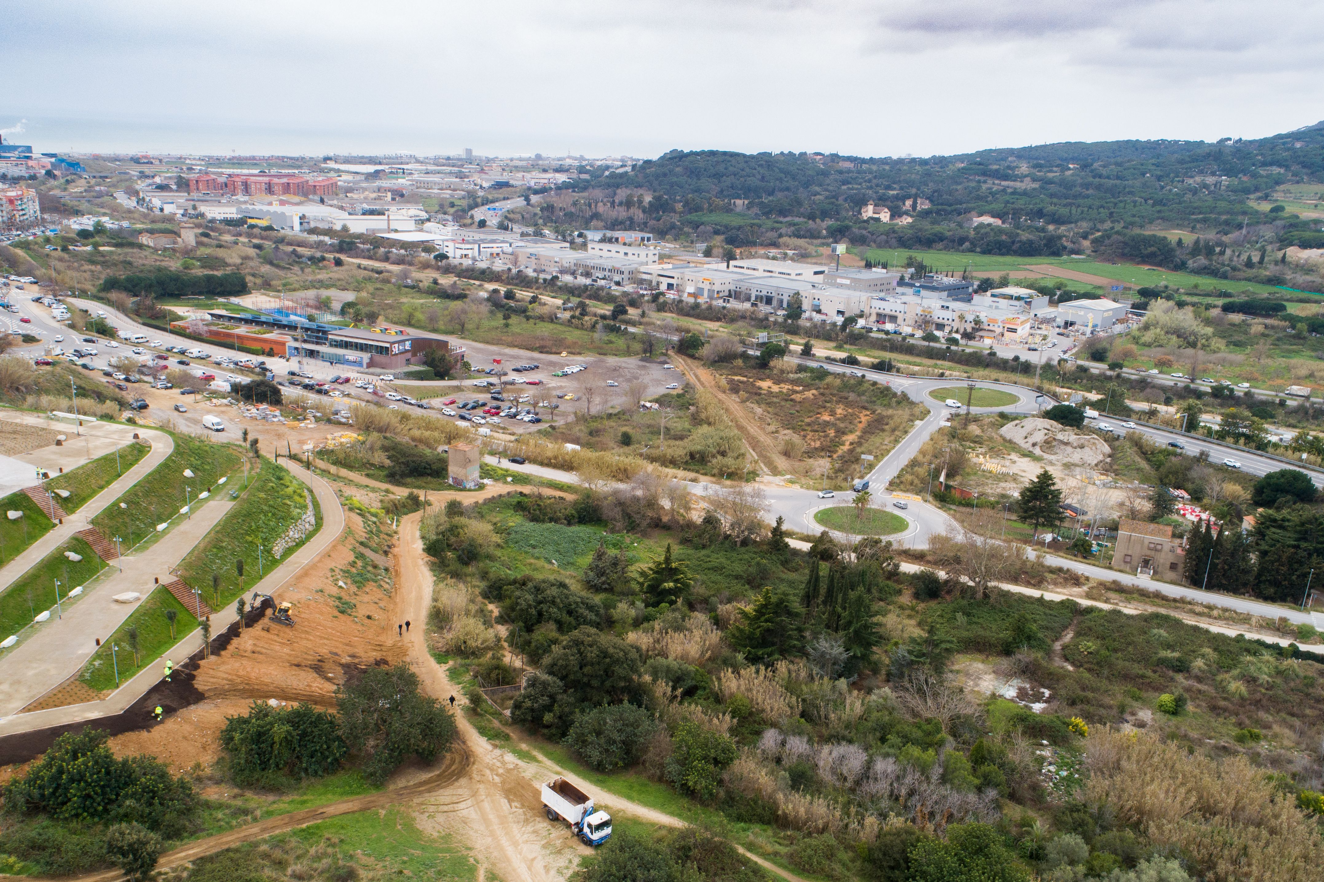 Vista aèria del Sorrall, que s'ha de reurbanitzar. Foto: R.Gallofré