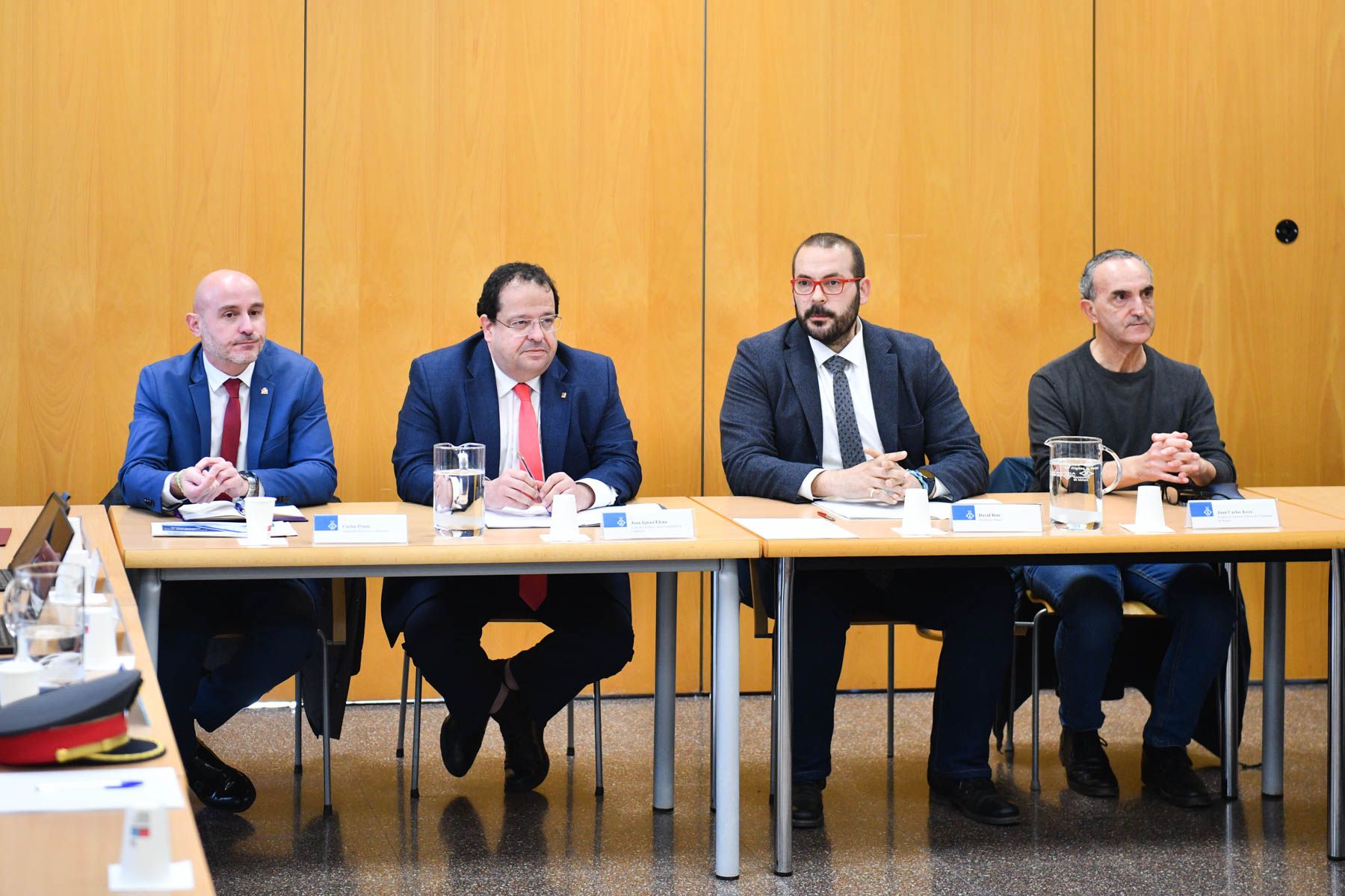 Junta Local de Seguretat a Mataró, on s'ha analitzat l'estat de les ocupacions. Foto: R.Gallofré