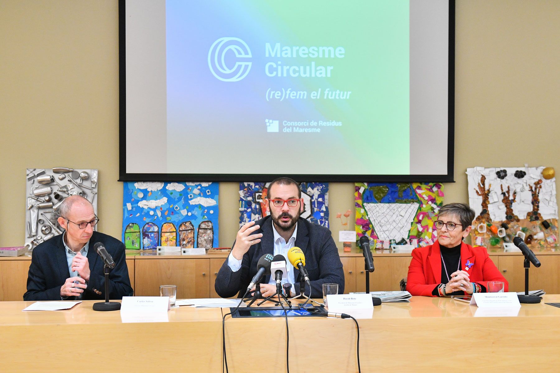 Roda de premsa de presentació de Maresme Circular. Foto: R.Gallofré