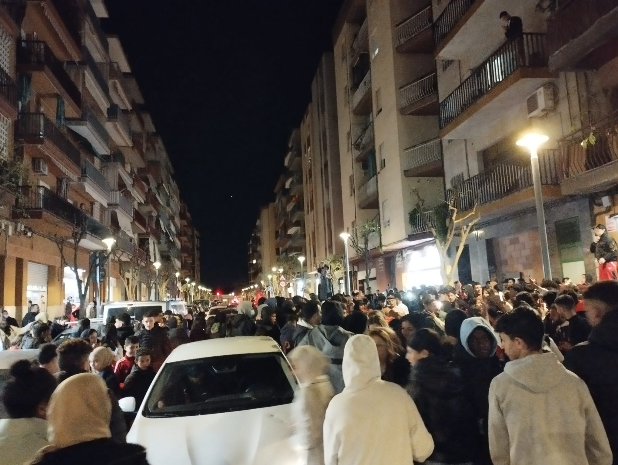 Una munió de gent als carrers del barri mataroní