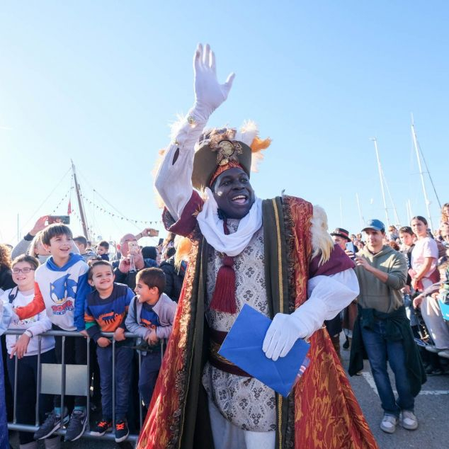 Arribada dels Reis al port. Foto: R.Gallofré