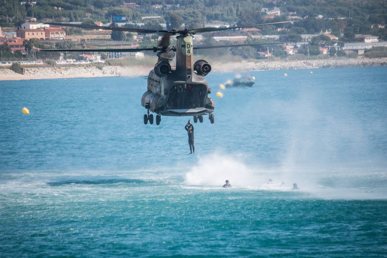 Un helicópter a l'edició de l'any passat. Foto: Daniel Ferrer