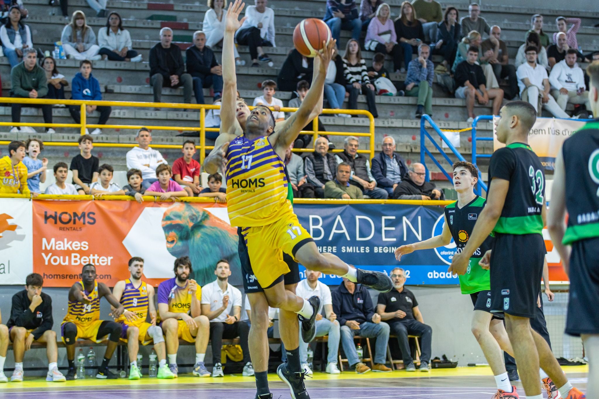 El partit de la UE Mataró contra la Penya B. Foto J. Ventura