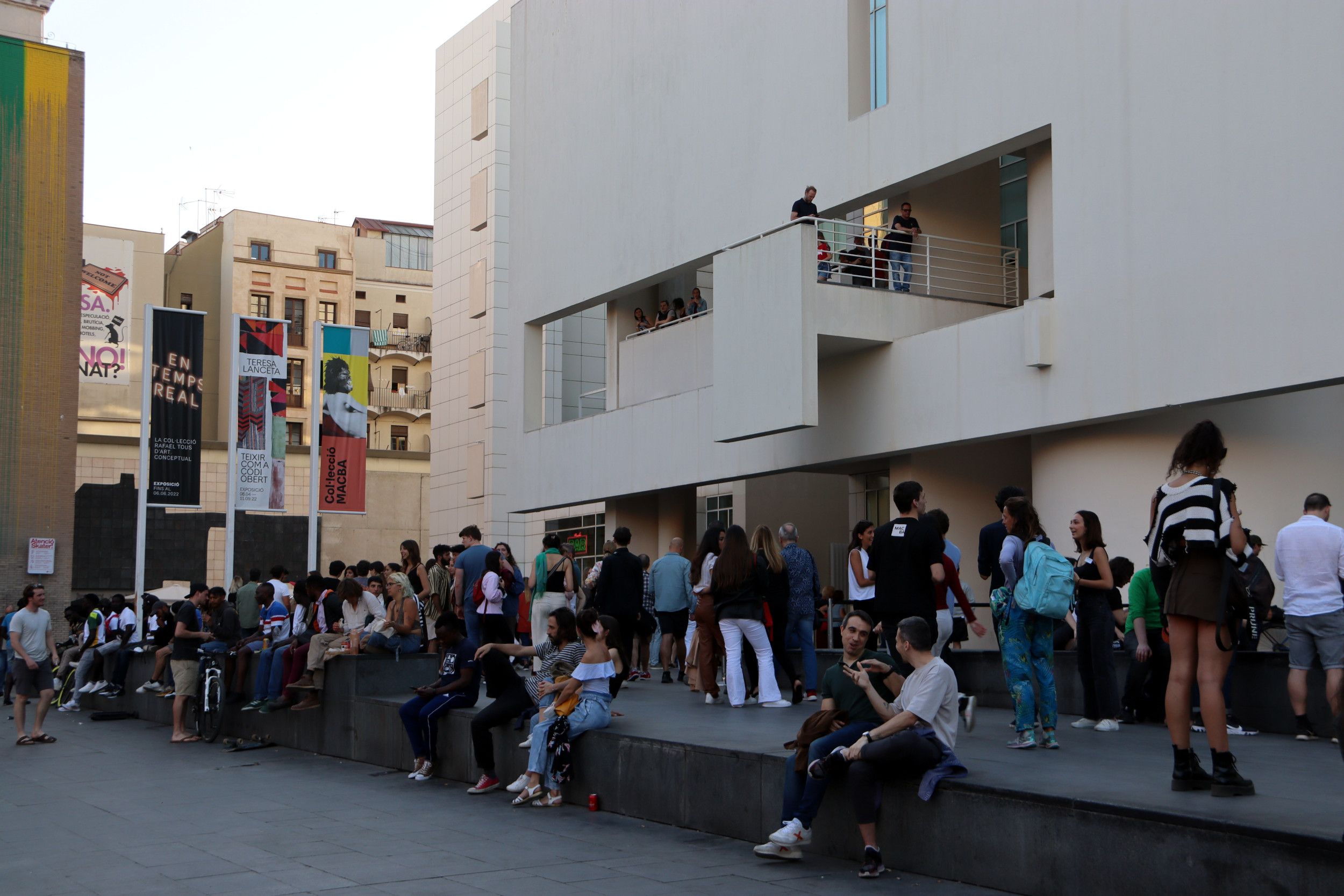 El MACBA, un dels equipaments que participen a la Nit dels Museus a Barcelona. Foto: ACN