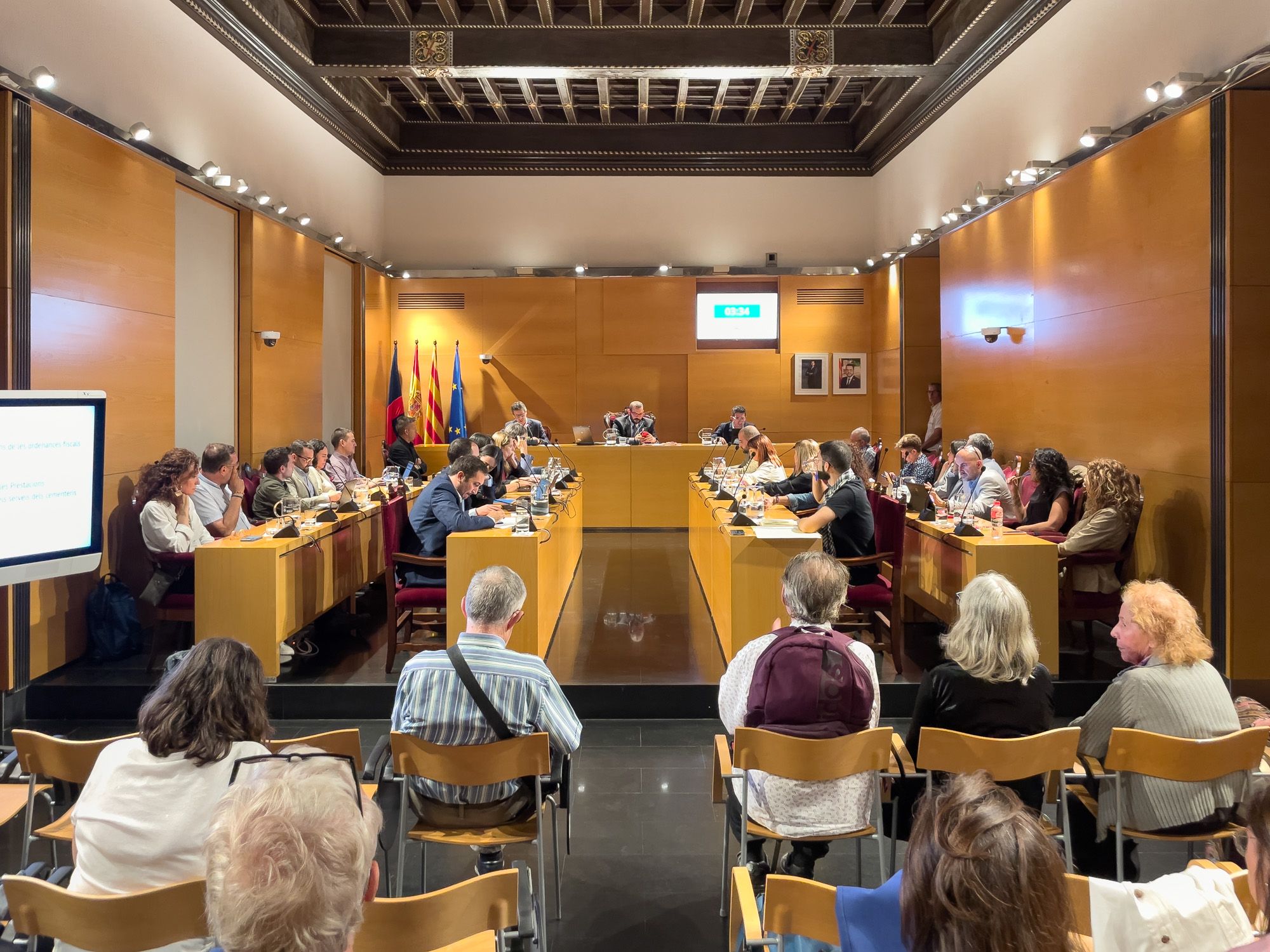 Ple Municipal del mes d'octubre. Foto: R.Gallofré