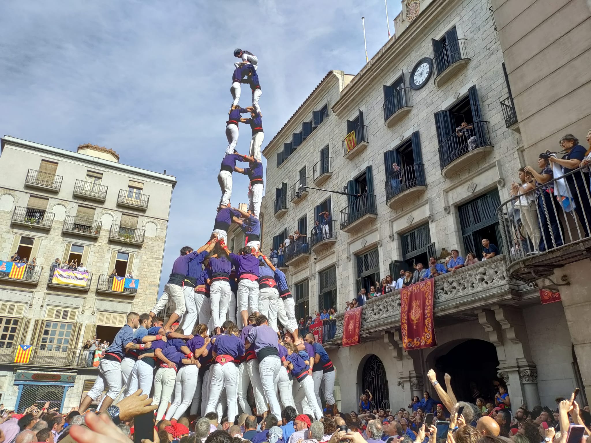 La torre de 9 més emotiva de totes. Foto: Eva Casanova