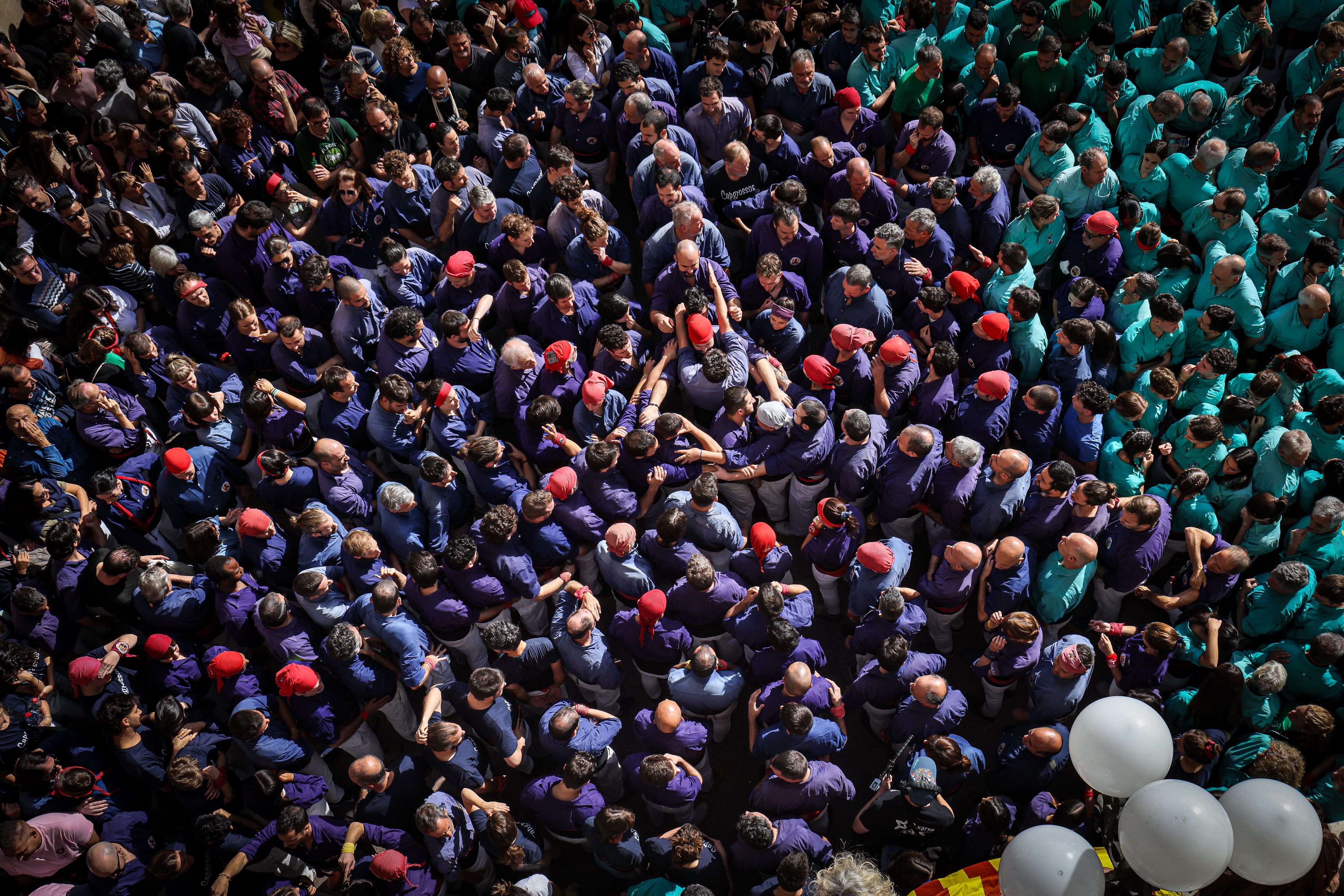 Els Capgrossos a Vilafranca. Foto. Jordi Borràs/ACN