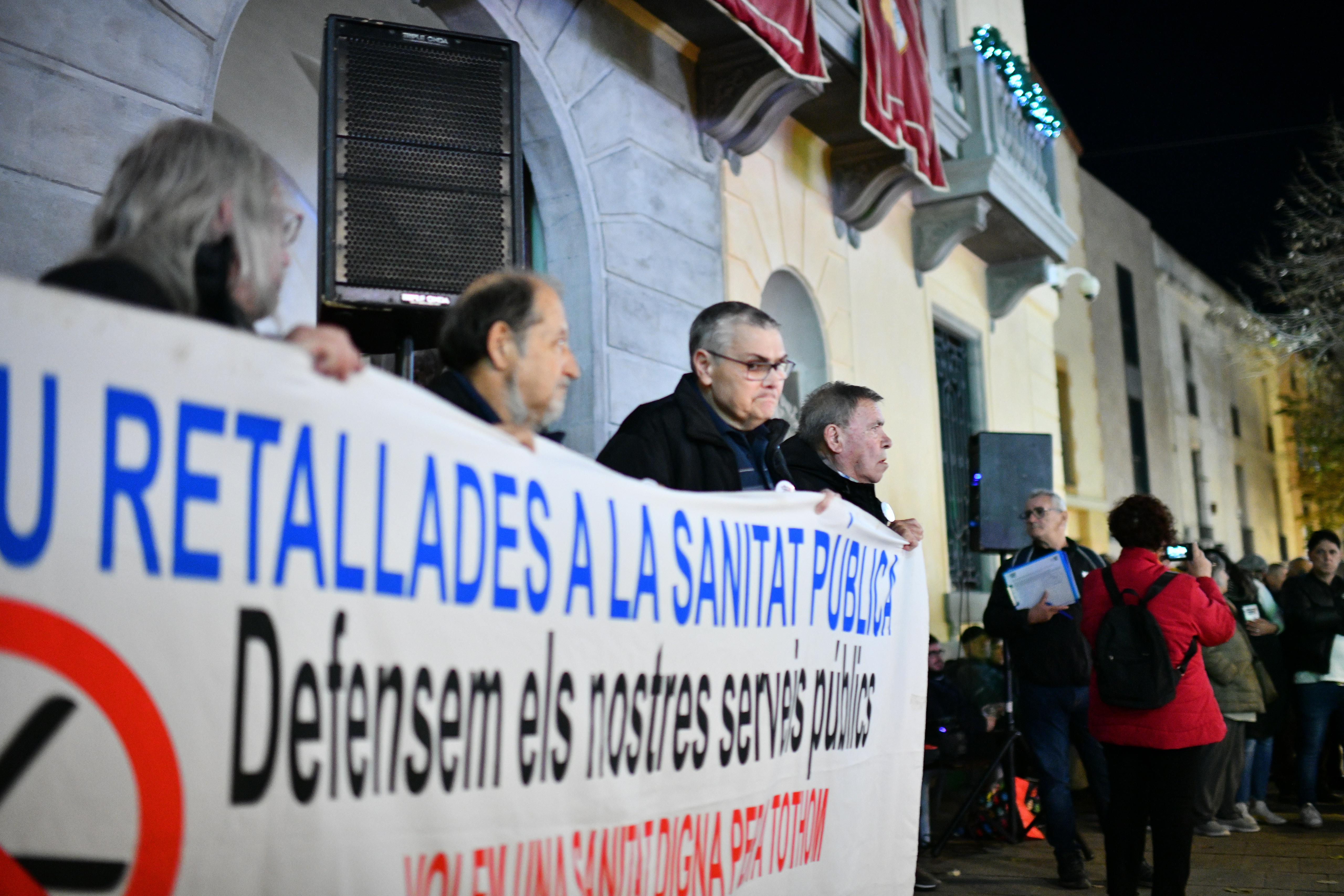 Protesta en defensa de la sanitat pública a Mataró i el Maresme. Foto: R. Gallofré